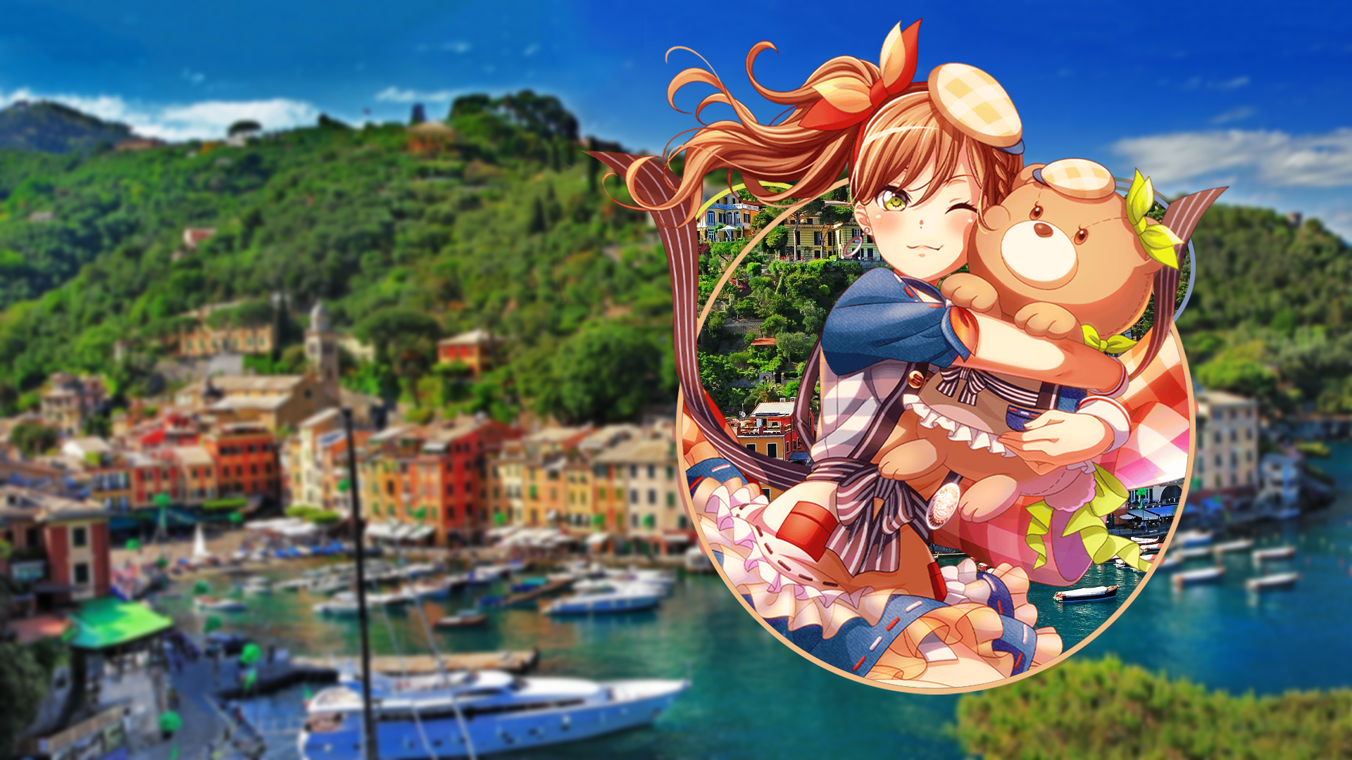 BanG Dream Imai Lisa Stuffed Animal Boat City Picture In Picture 1920x1080