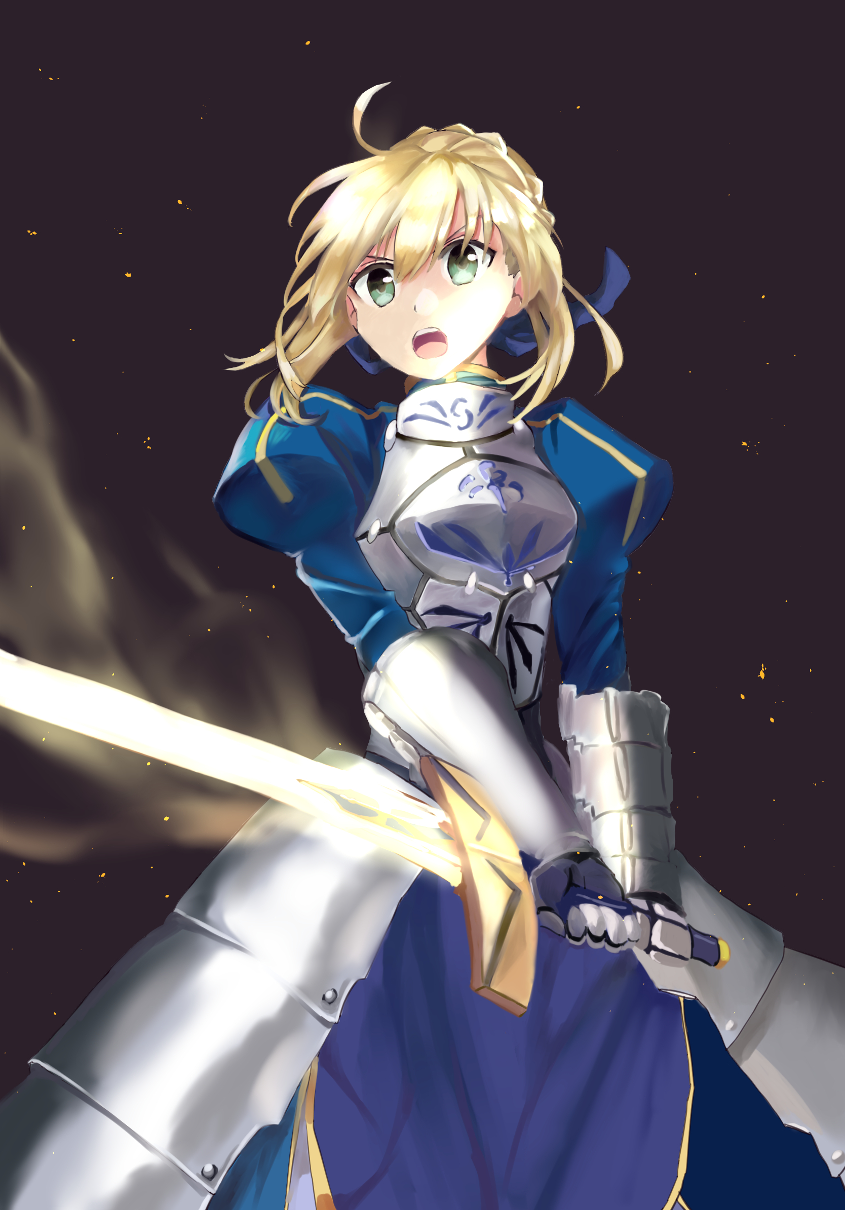 Anime Anime Girls Excalibur Fate Series Fate Stay Night Fate Grand Order Artoria Pendragon Saber