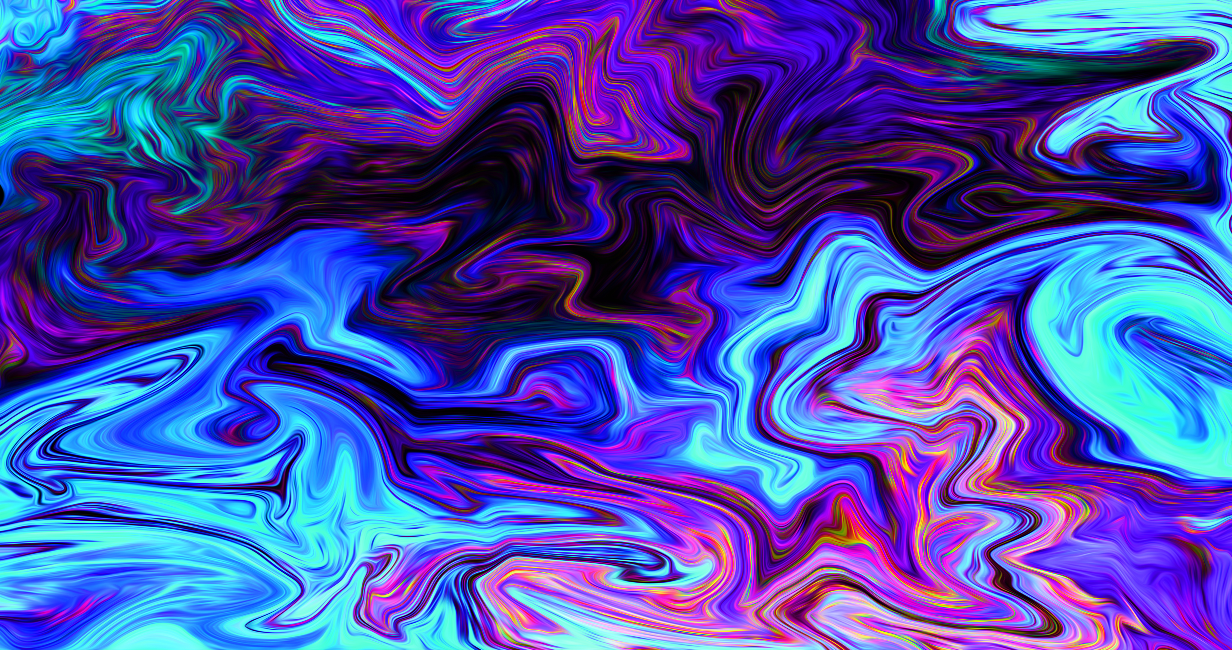 Abstract Artwork Fluid Liquid Colorful Paint Brushes Brush Shapes ArtStation XEBELiON 4096x2160