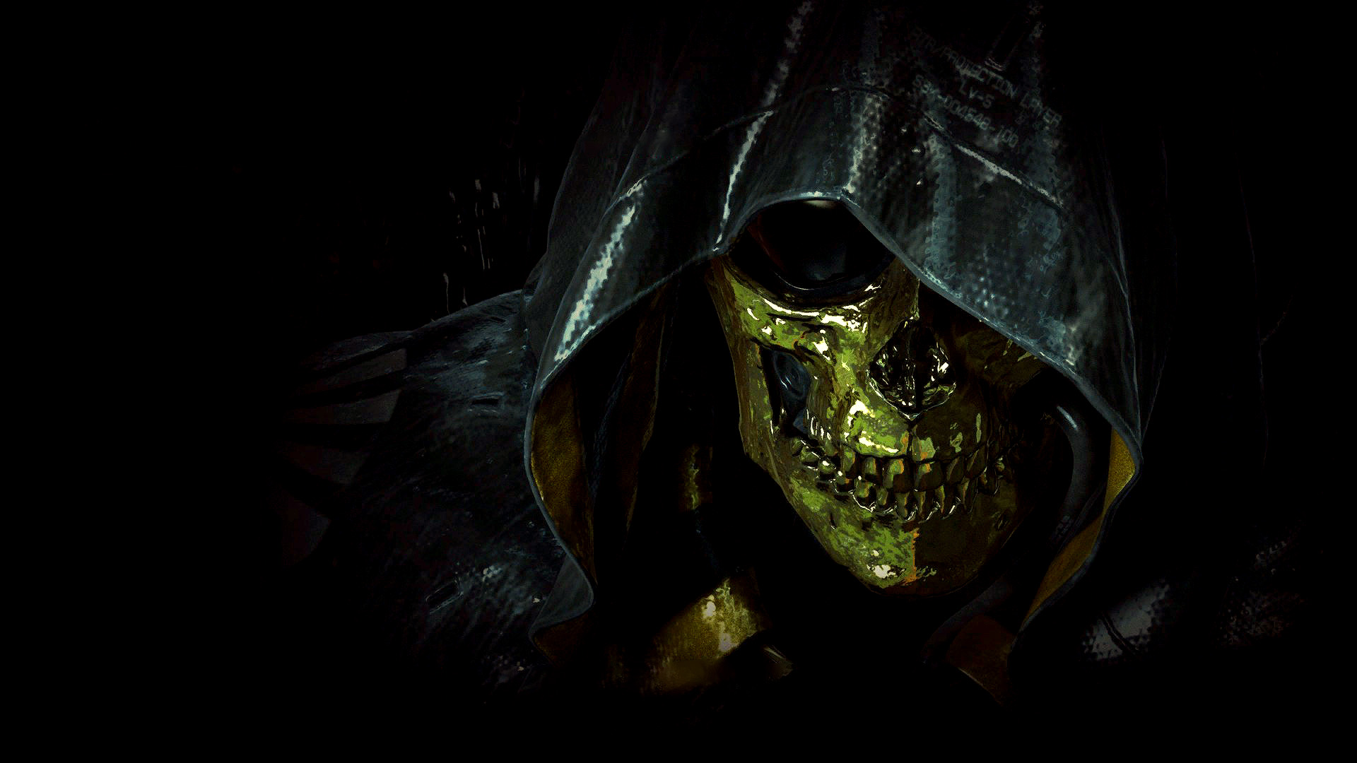 Death Stranding Video Games Higgs Monaghan Death Stranding Hideo Kojima Screen Shot Black Background 1920x1080