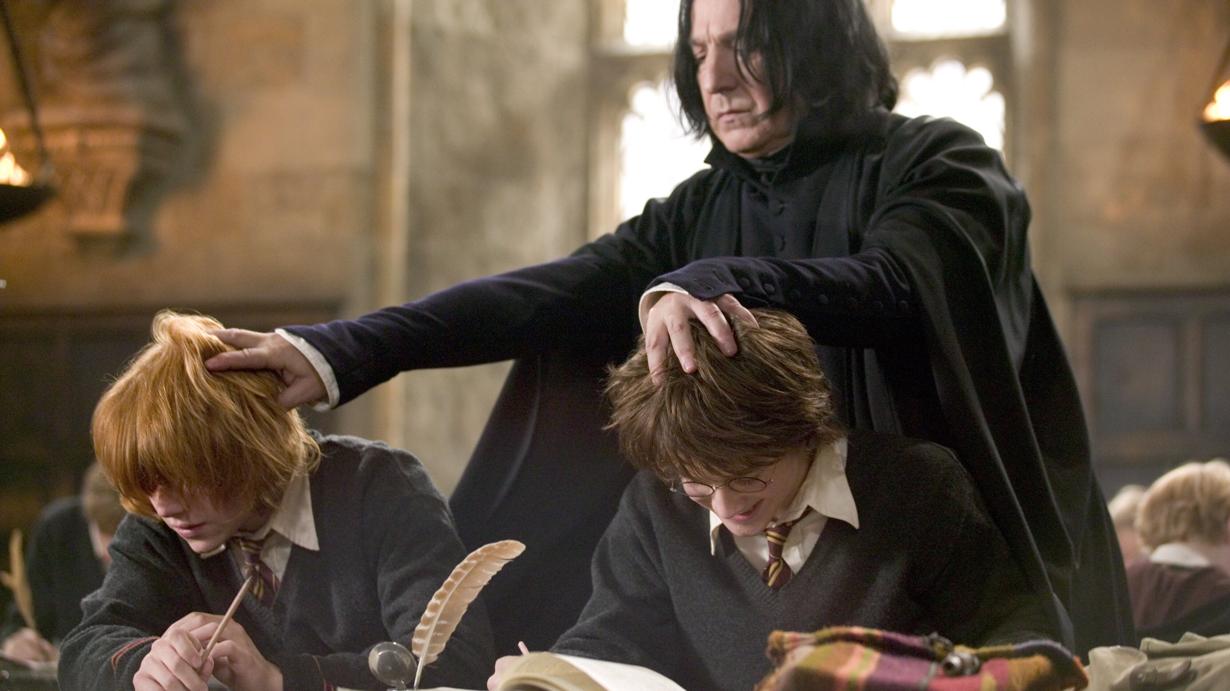 Harry Potter And The Goblet Of Fire Harry Potter Ron Weasley Severus Snape 4000x2250