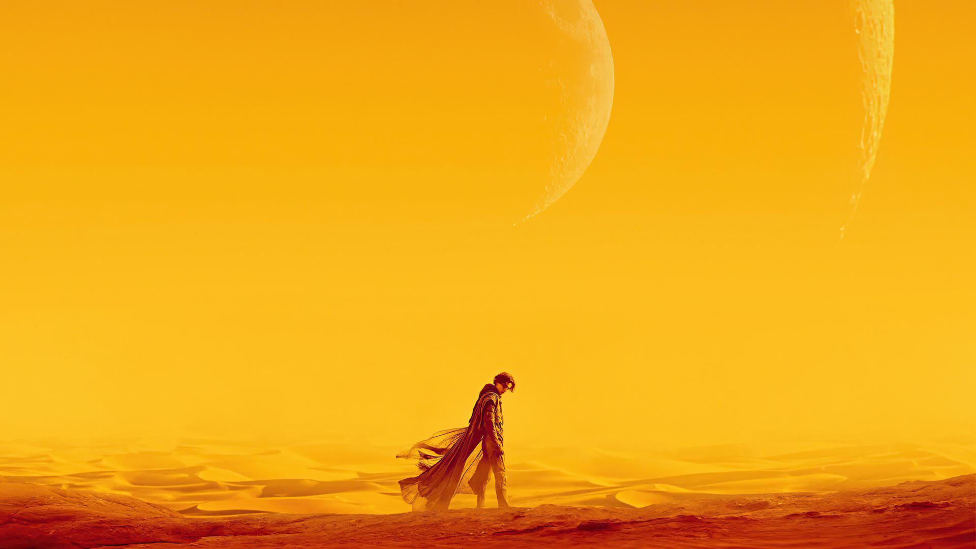 Dune Movie Movies Paul Atreides Desert Science Fiction Alien Planet Dunes Men Actor 1920x1080