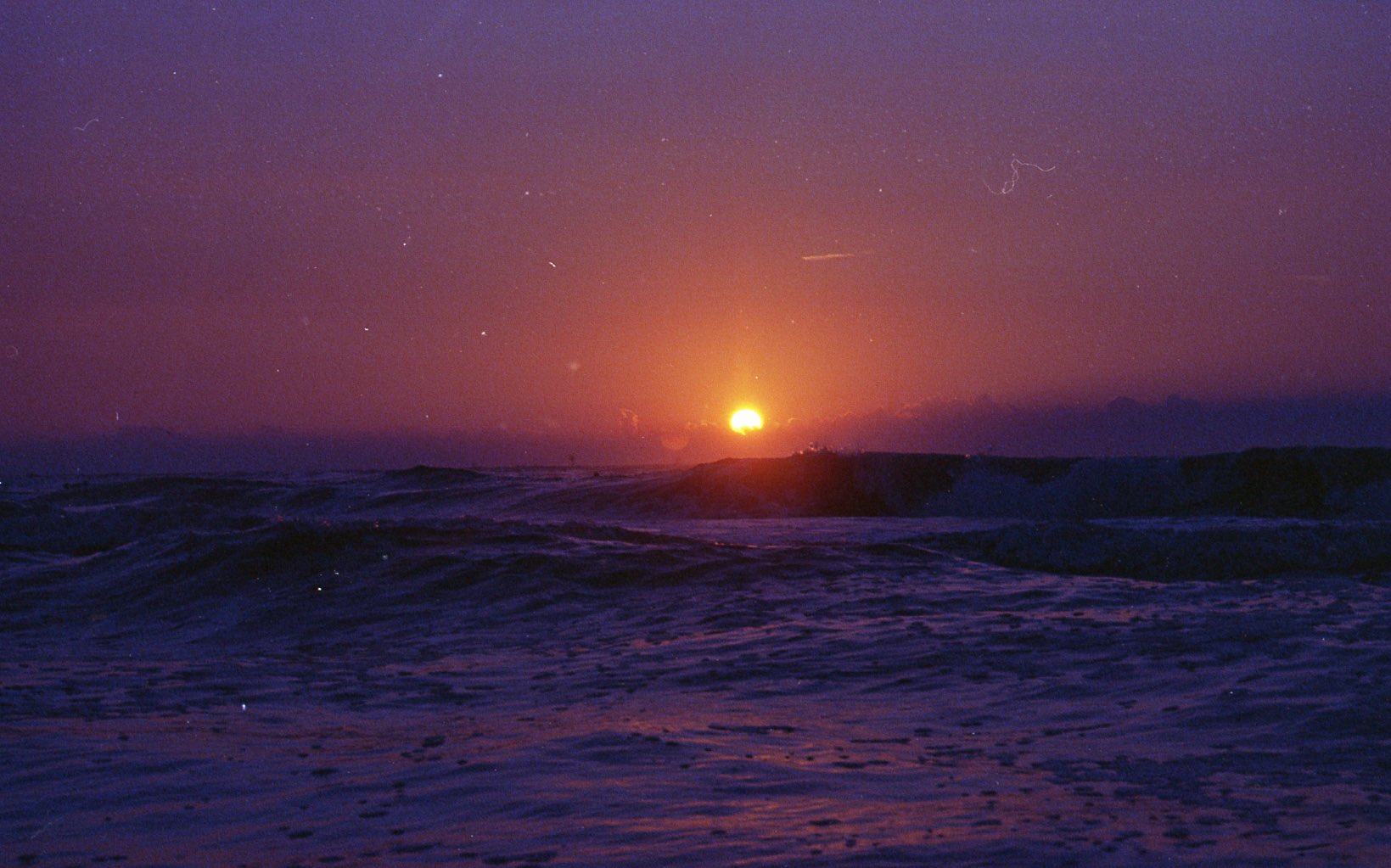 Nature Sea Sun Sunset Waves Sea Foam 1639x1023