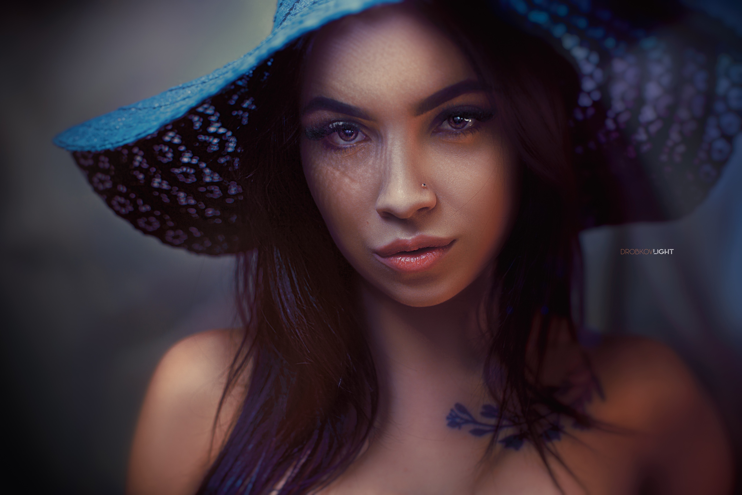 Angelina Sorokina Face Girl Hat Portrait 2560x1707