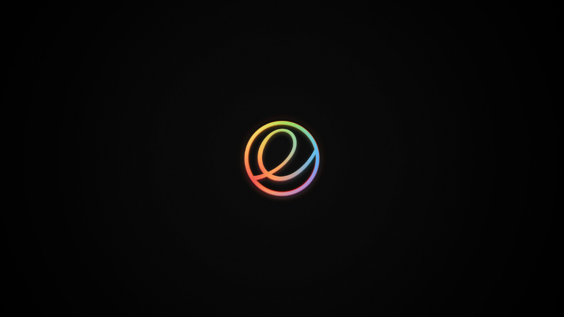 Elementary OS Logo Operating System 1920x1080
