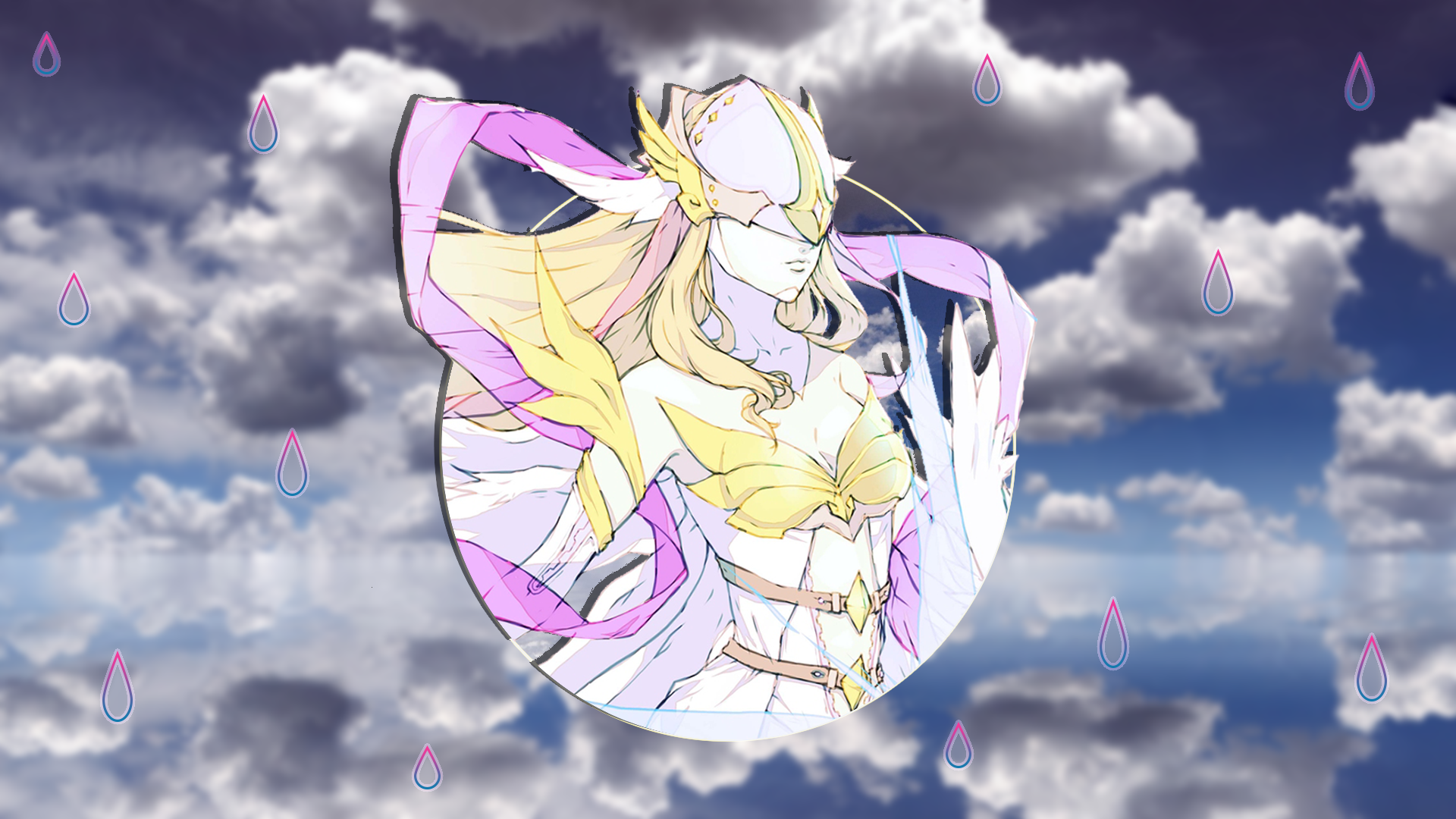 Picture In Picture Angewomon Digimon 1920x1080