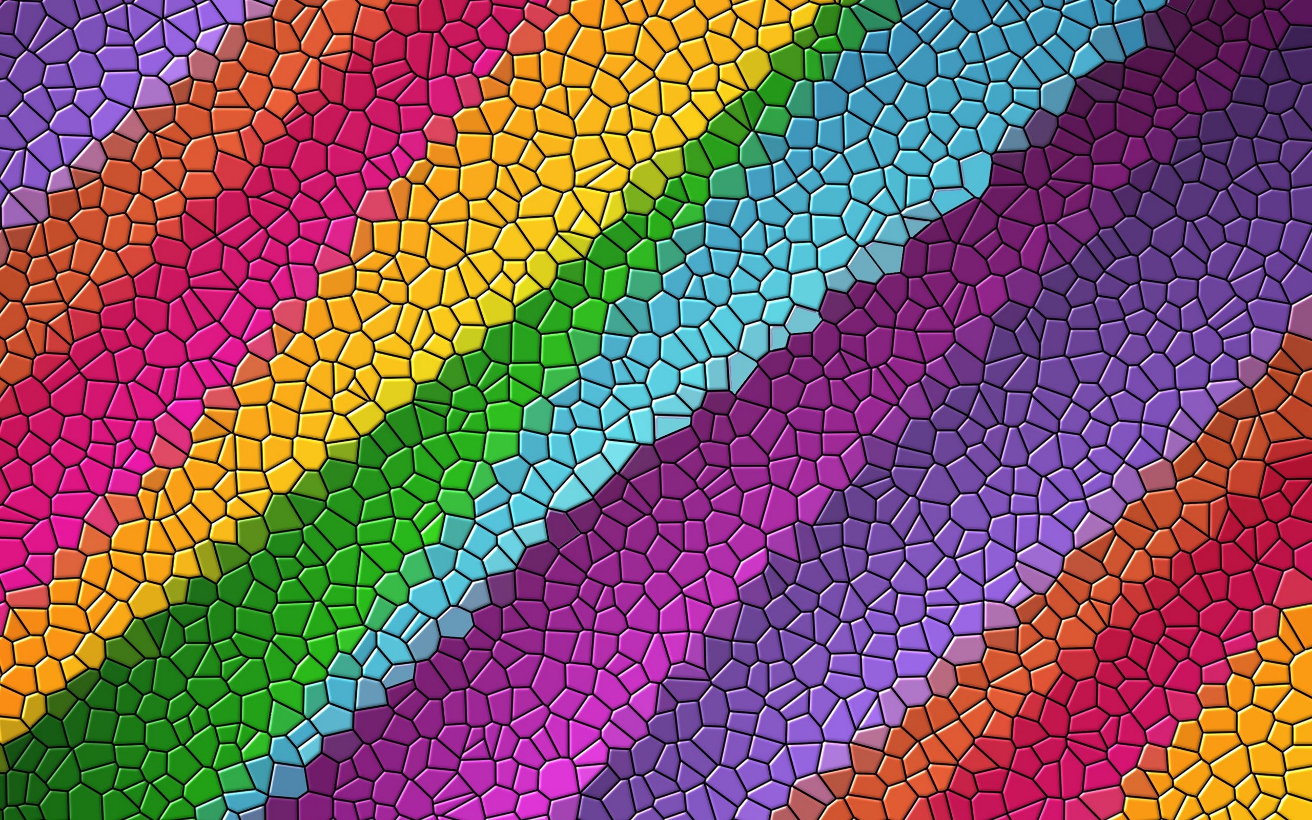 Mosaic Rainbow 2560x1600