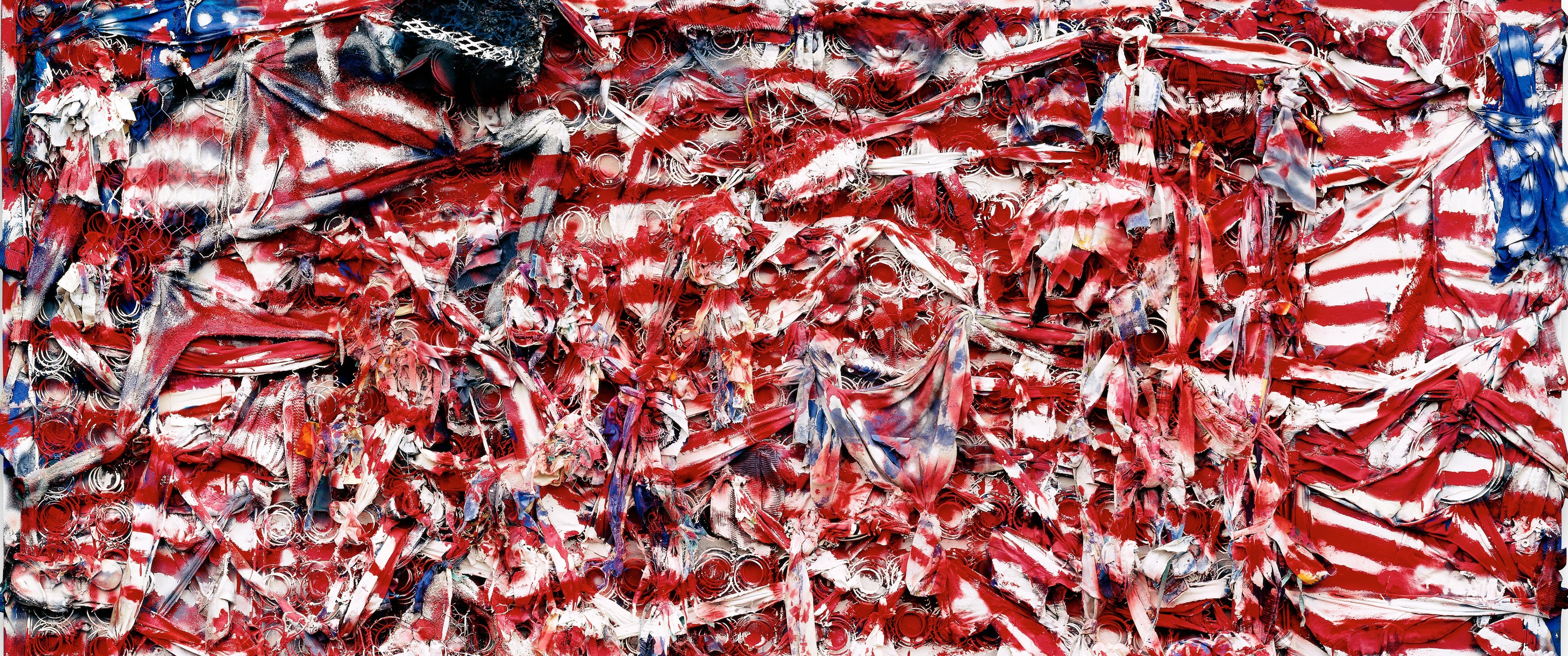 Photography Painting American Flag Collage 5160x2160