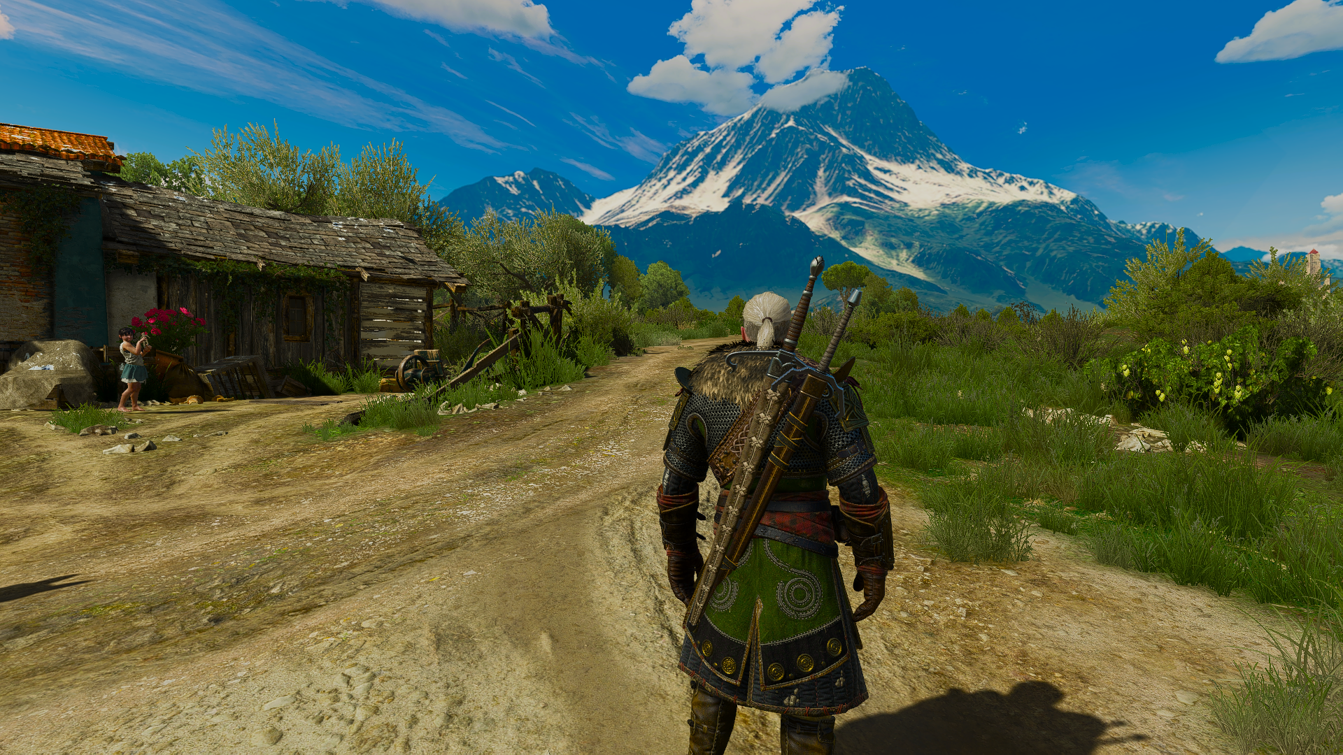 The Witcher 3 Wild Hunt The Witcher Video Game Landscape Video Games RPG PC Gaming Screen Shot 1920x1080