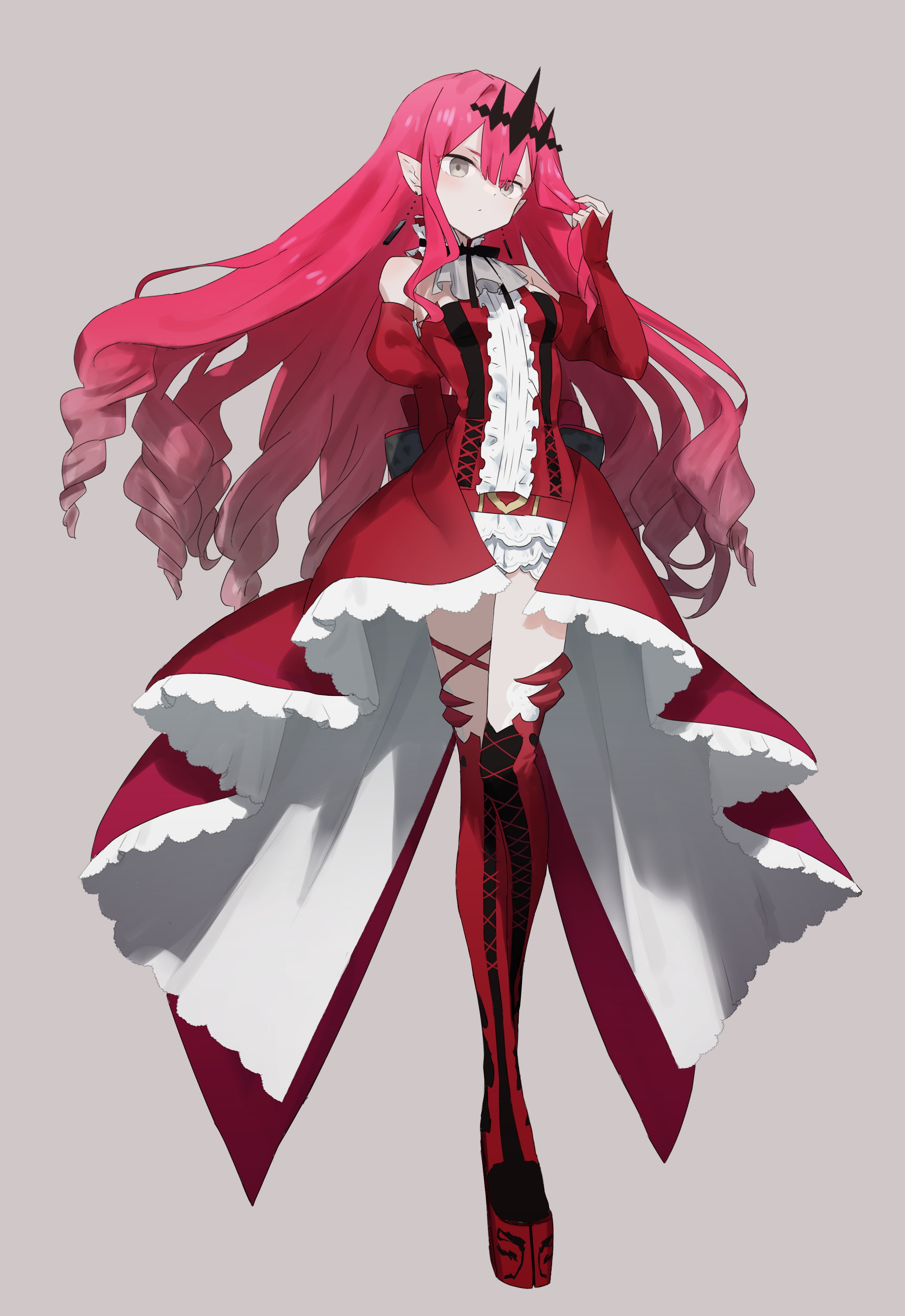 Anime Anime Girls Fate Grand Order Fate Series Baobhan Sith Long Hair Redhead Artwork Digital Art Fa 2200x3200