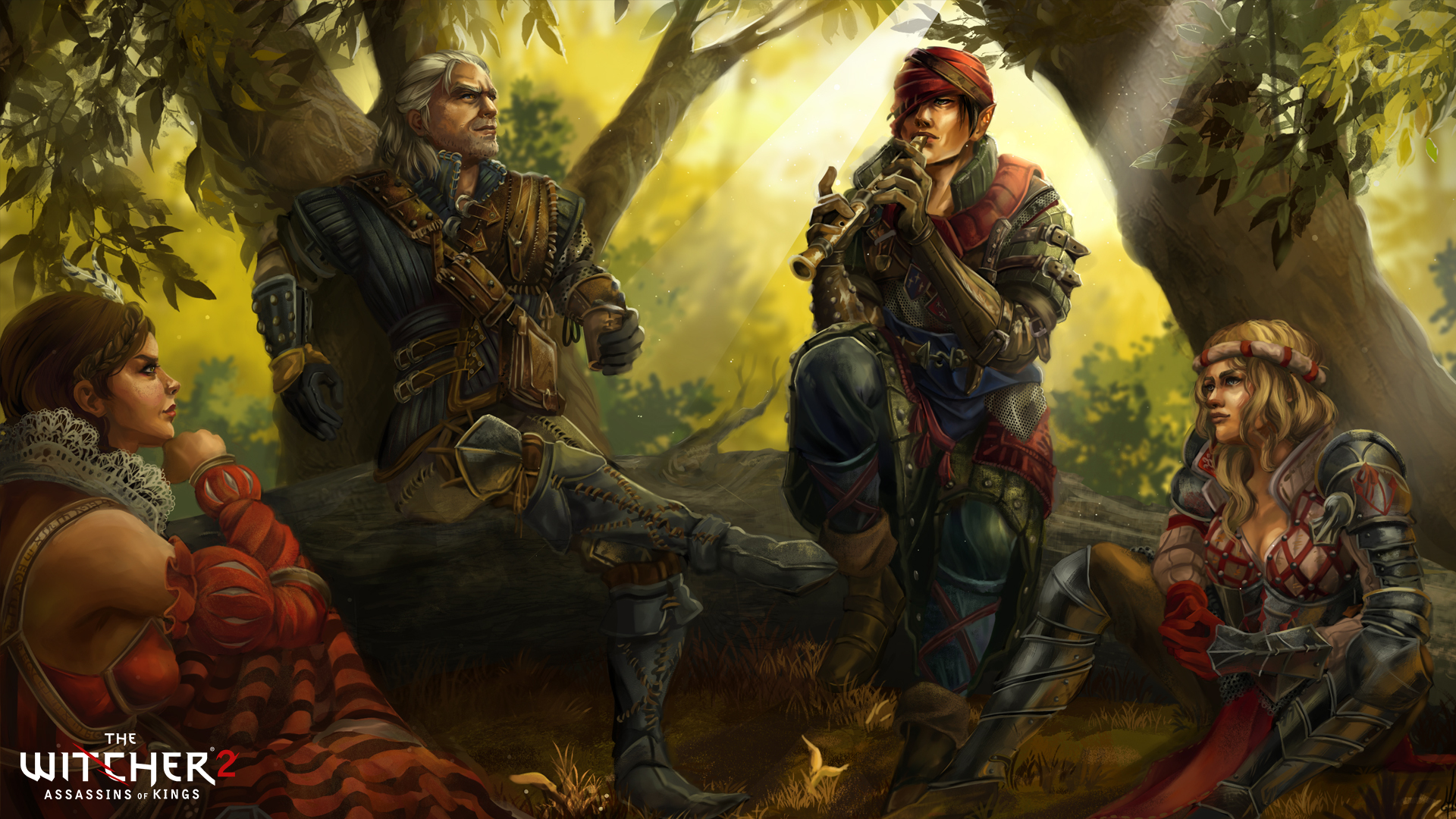 The Witcher The Witcher 2 Assassins Of Kings Geralt Of Rivia Iorveth The Witcher 1920x1080