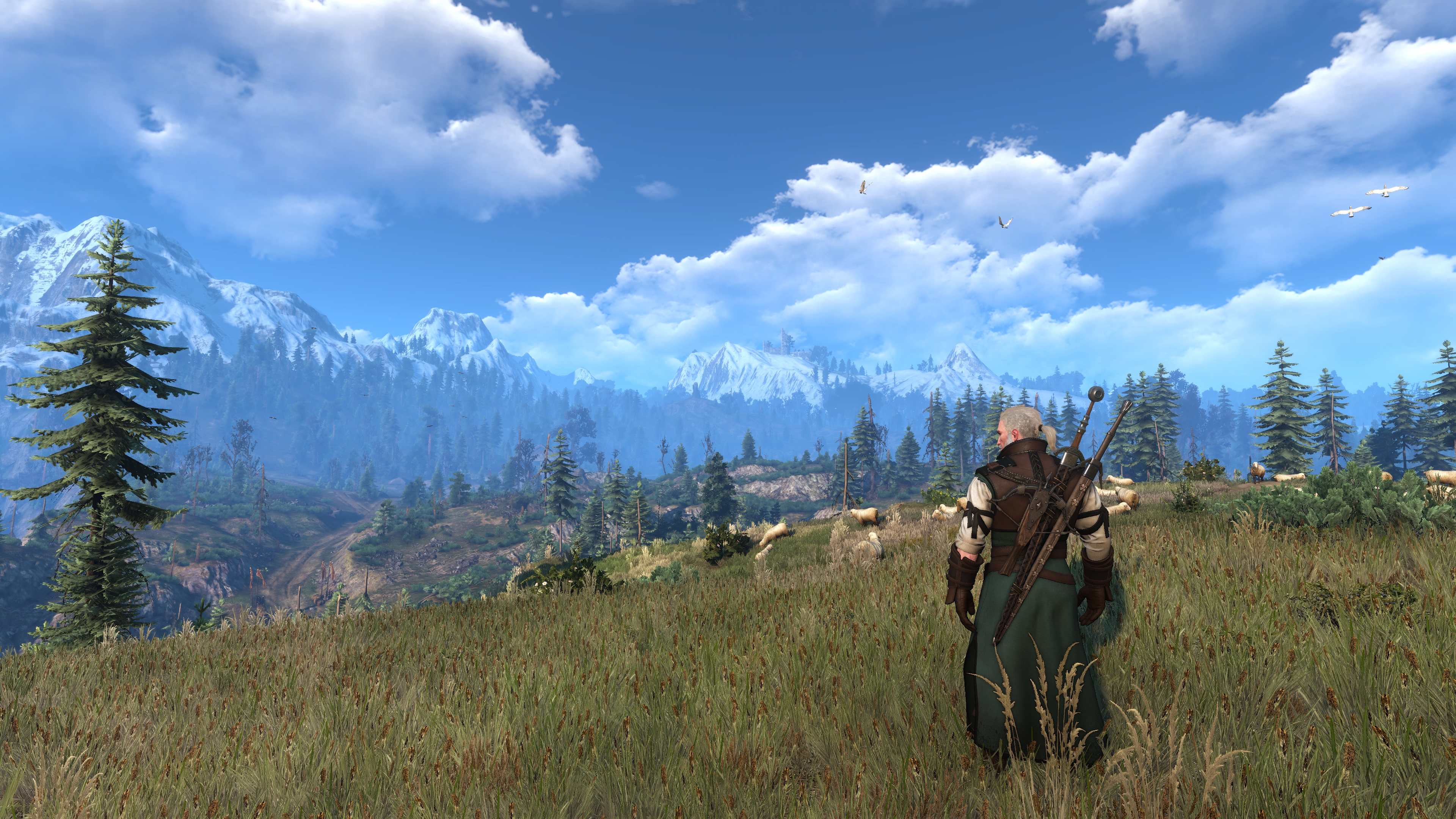 The Witcher 3 Wild Hunt Geralt Of Rivia Ard Skellige Screen Shot 3840x2160