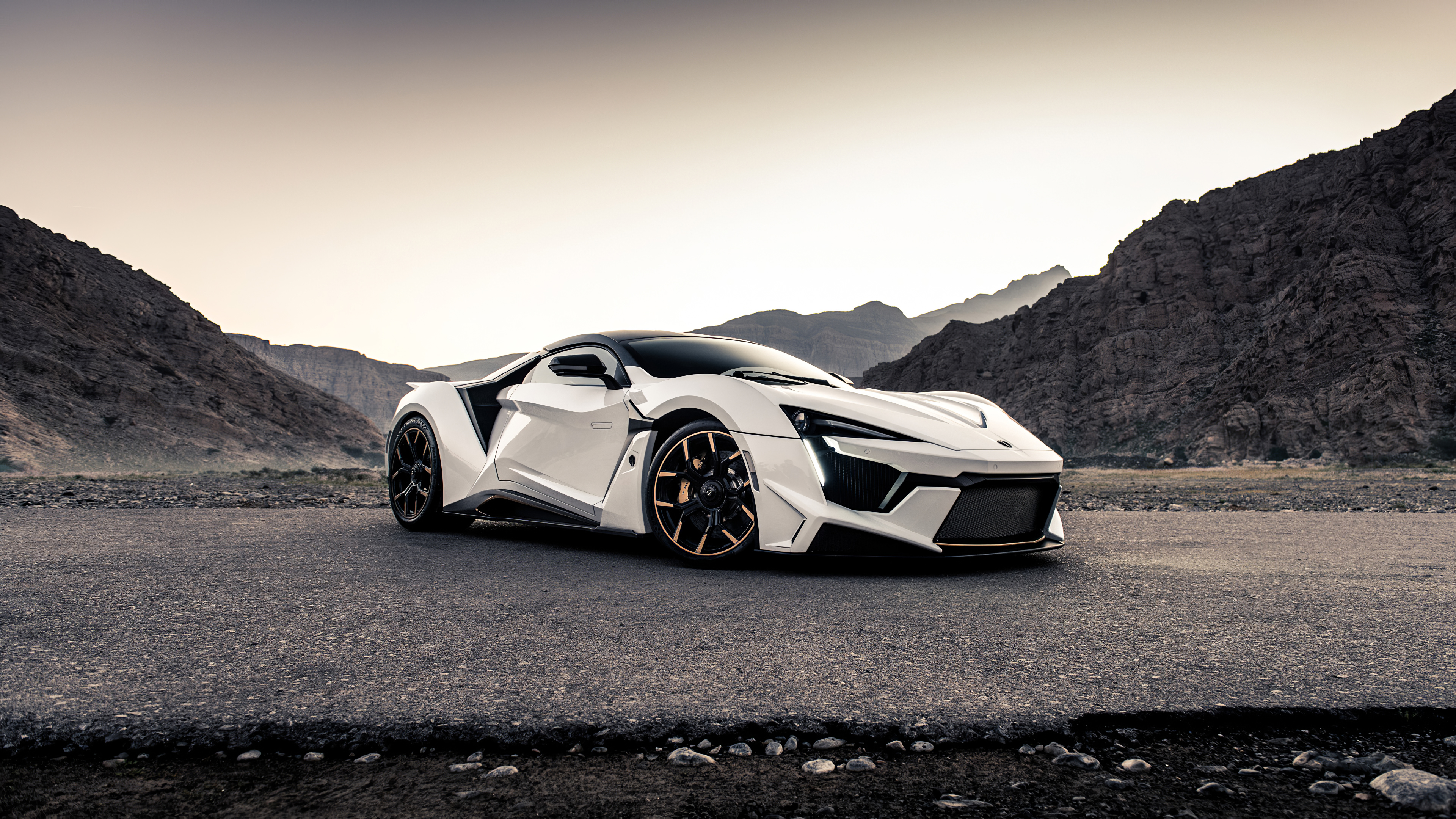 Car Lykan White Car Sport Car Supercar 3840x2160