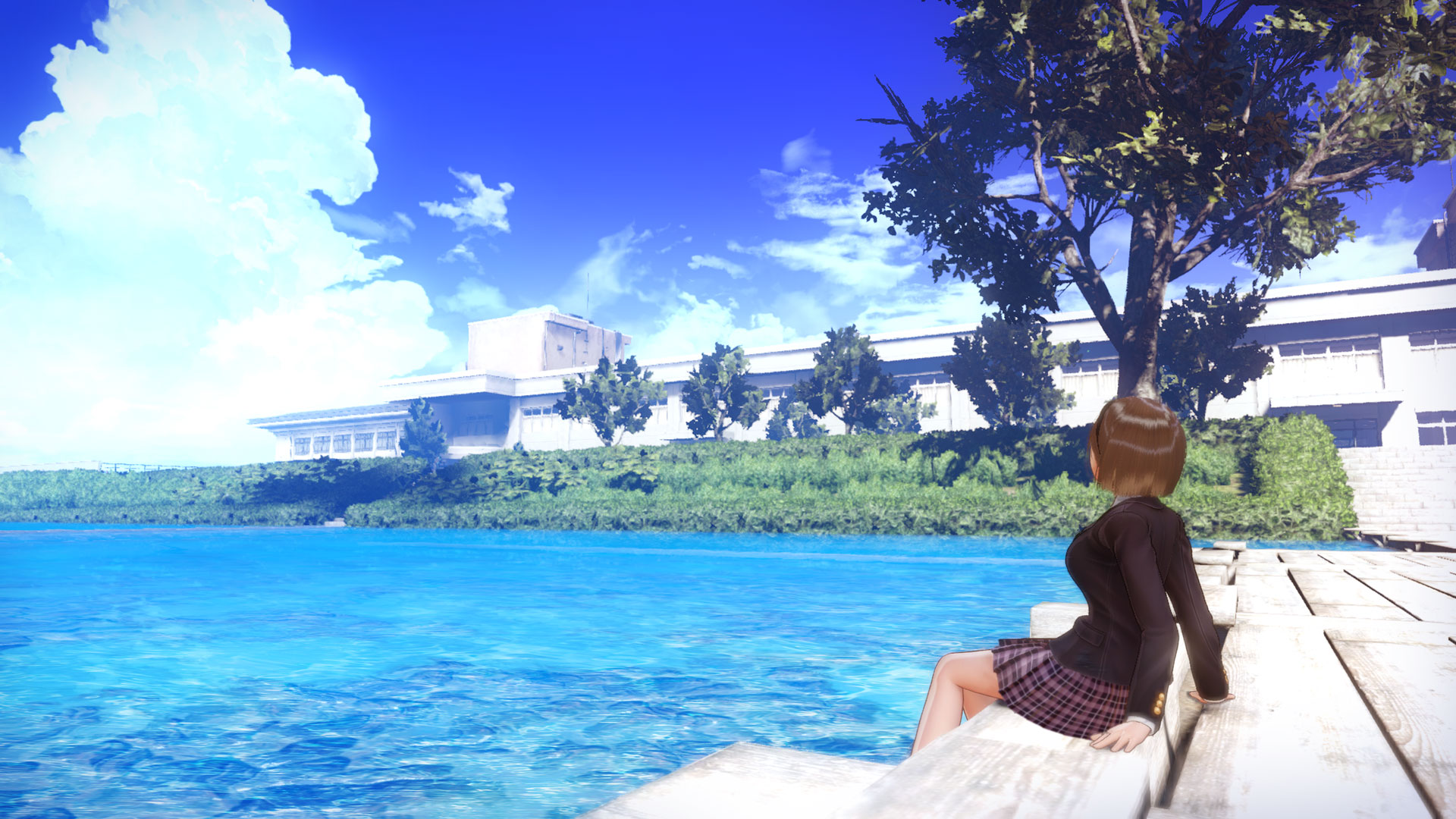 Video Game Blue Reflection Second Light 1920x1080