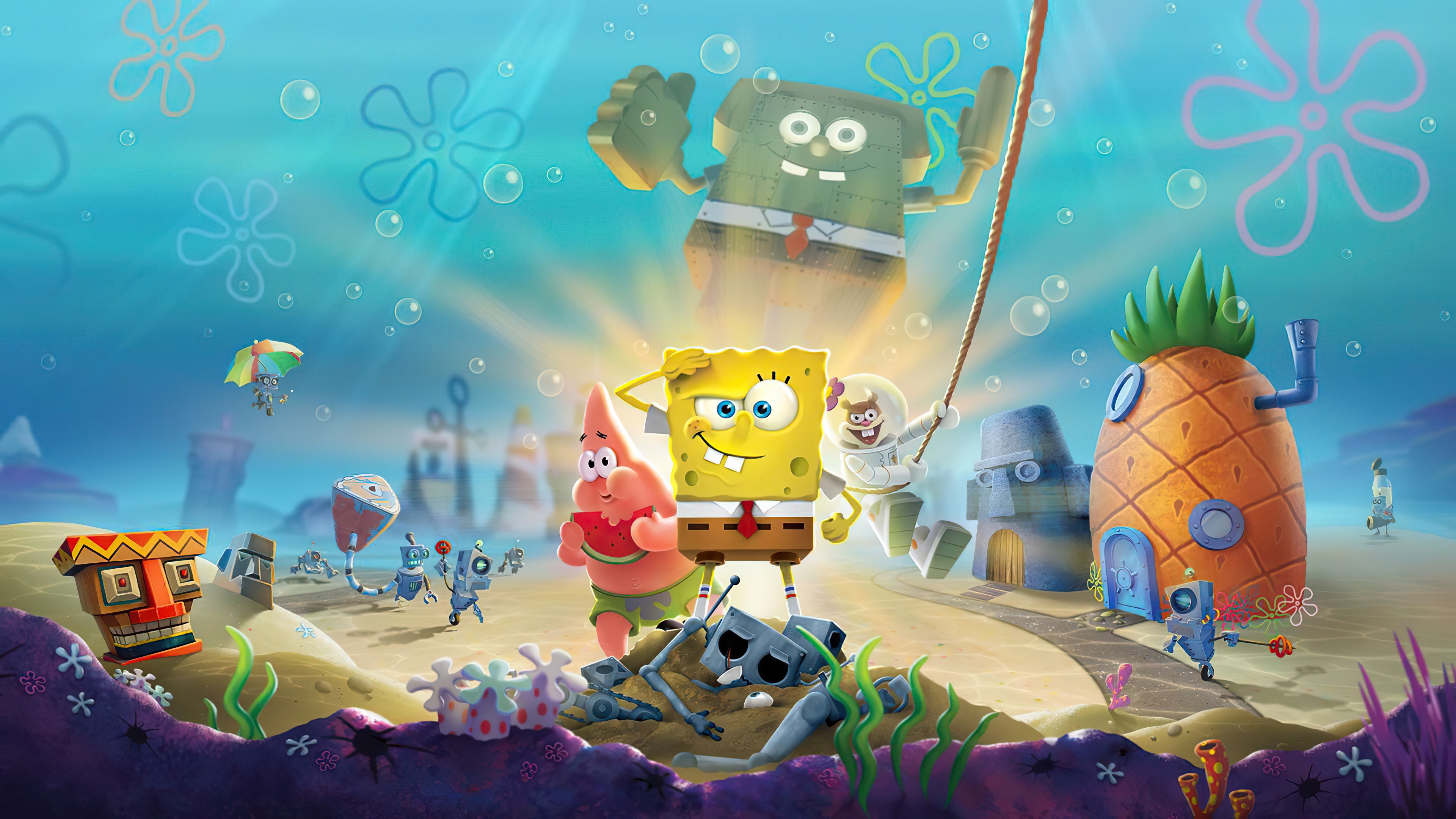 Spongebob Squarepants Patrick Star 3840x2160