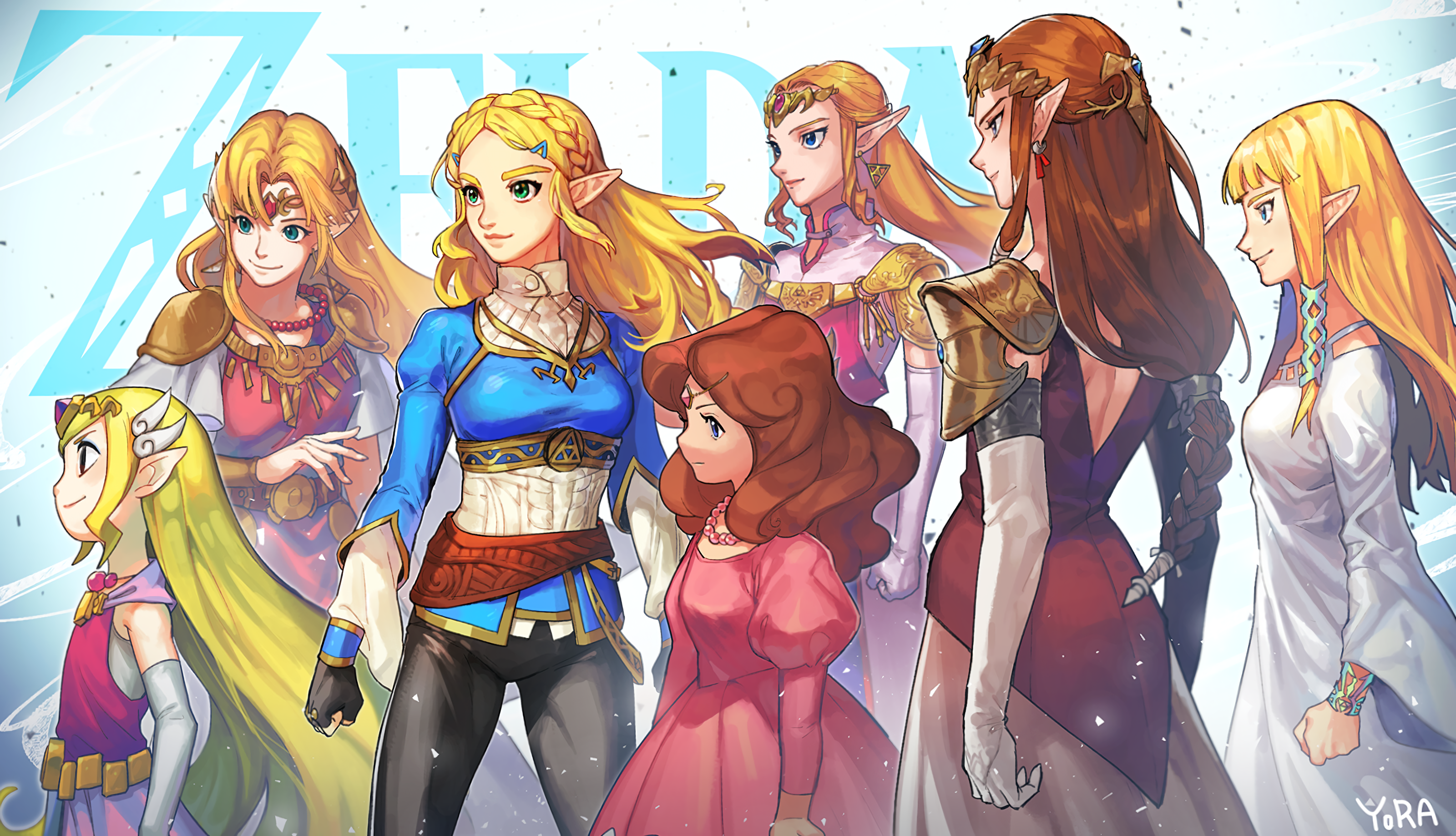 Anime Anime Girls The Legend Of Zelda Twilight Princess The Legend Of Zelda Skyward Sword The Legend 3200x1838