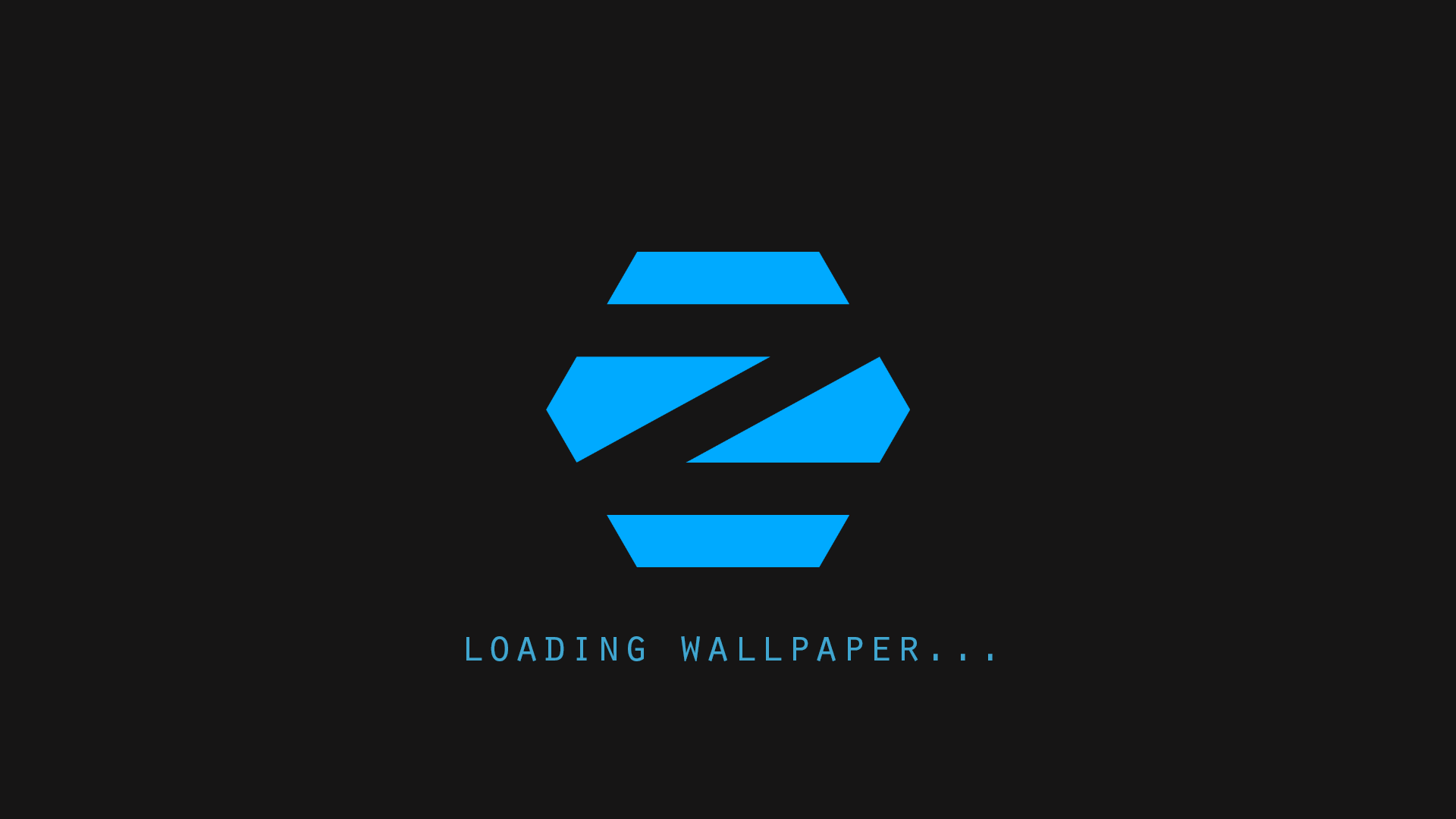 Zorin OS Minimalism Logo Loading Humor 1920x1080
