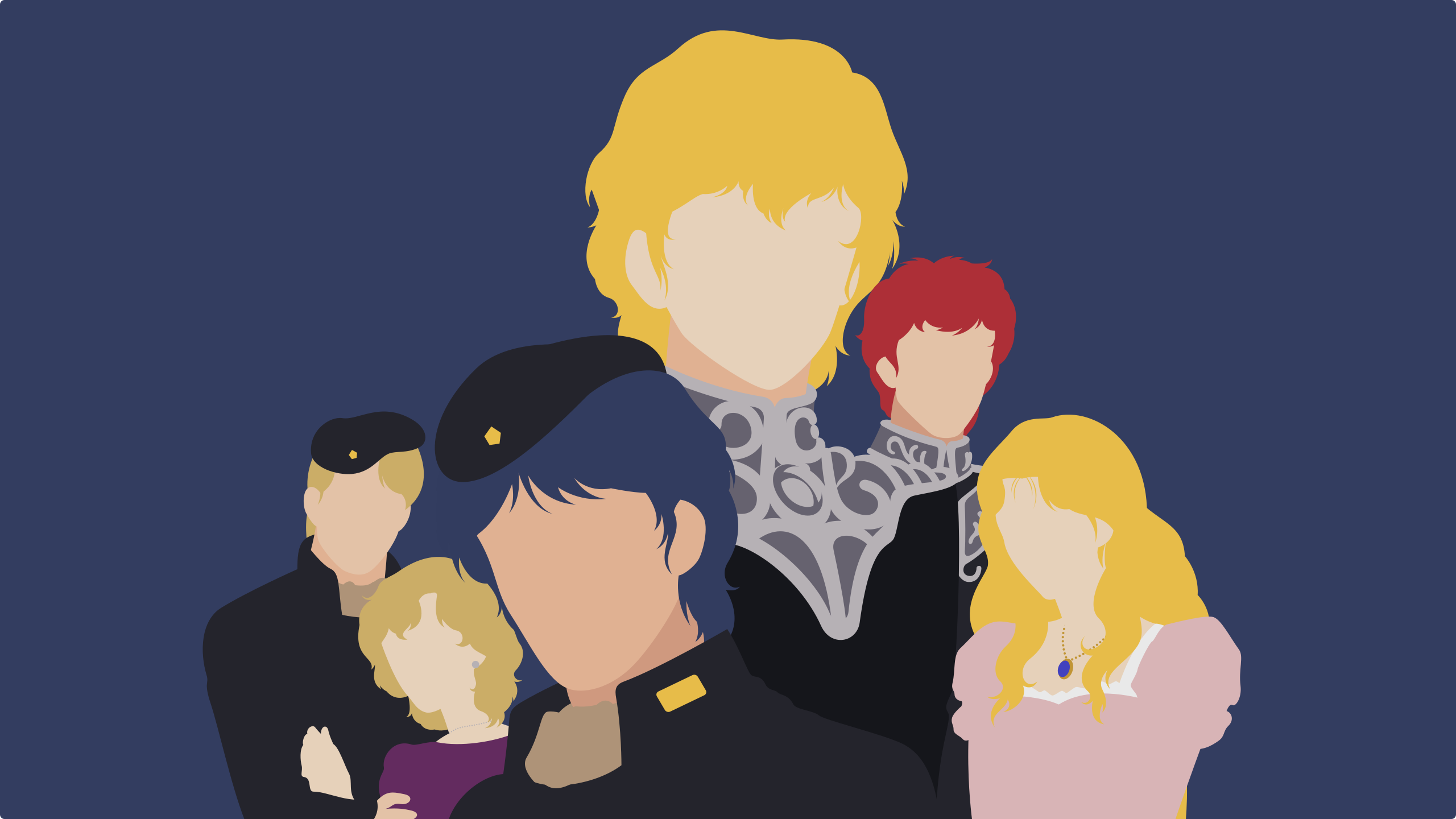Anime Legend Of The Galactic Heroes 2560x1440