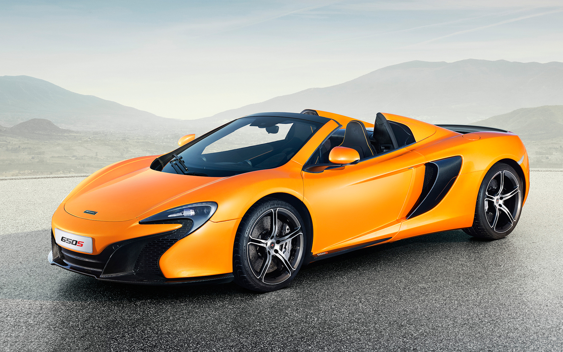 Mclaren Spider McLaren 650S Spider Car Vehicle Yellow Cars 1920x1200