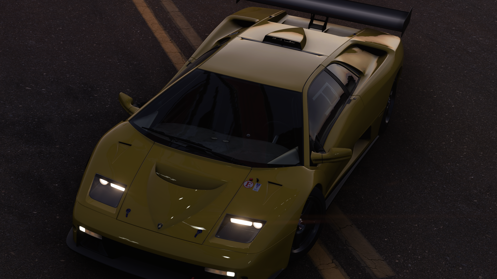 Forza Horizon 5 Lamborghini Diablo Video Game Art Car Video Games 1920x1080