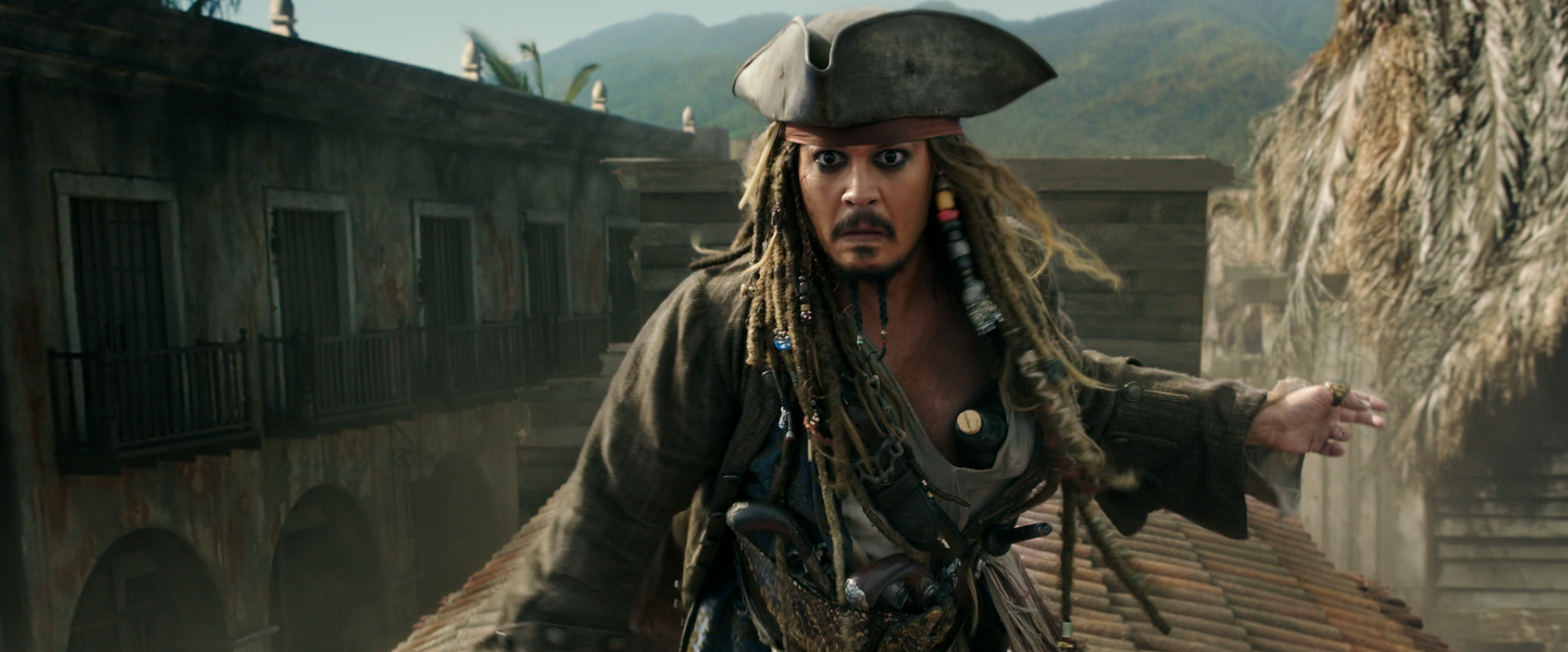Johnny Depp Jack Sparrow 3840x1596