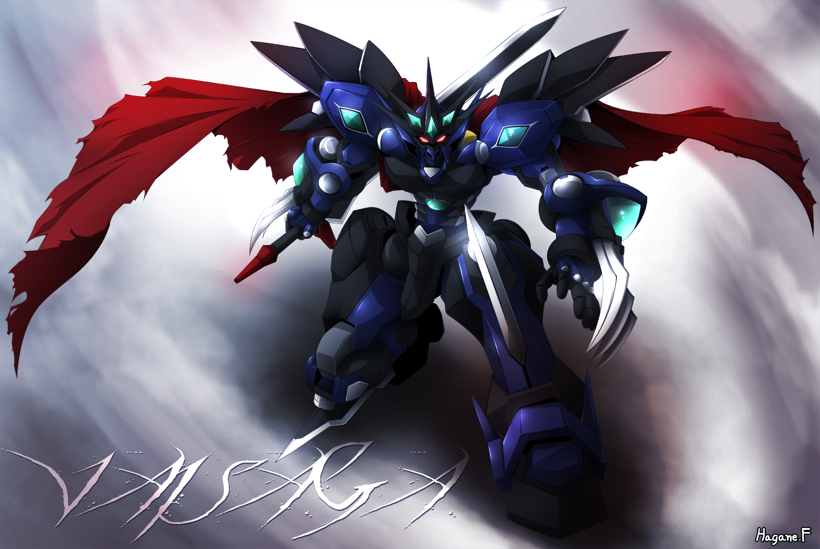Anime Mech Super Robot Wars Vaisaga Artwork Digital Art Fan Art 1643x1100
