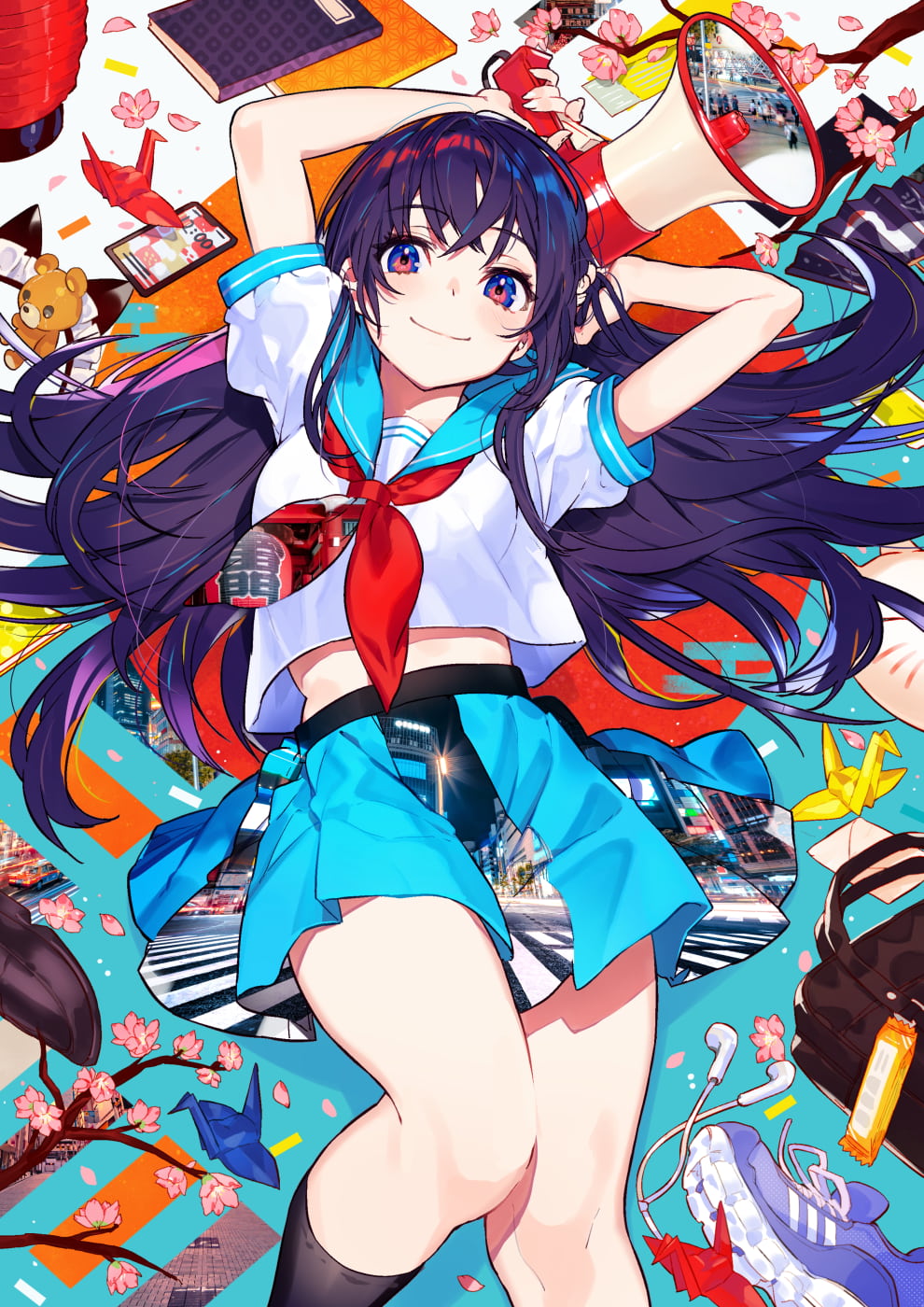 Anime Anime Girls Original Characters Artwork Mika Pikazo School Uniform 990x1400