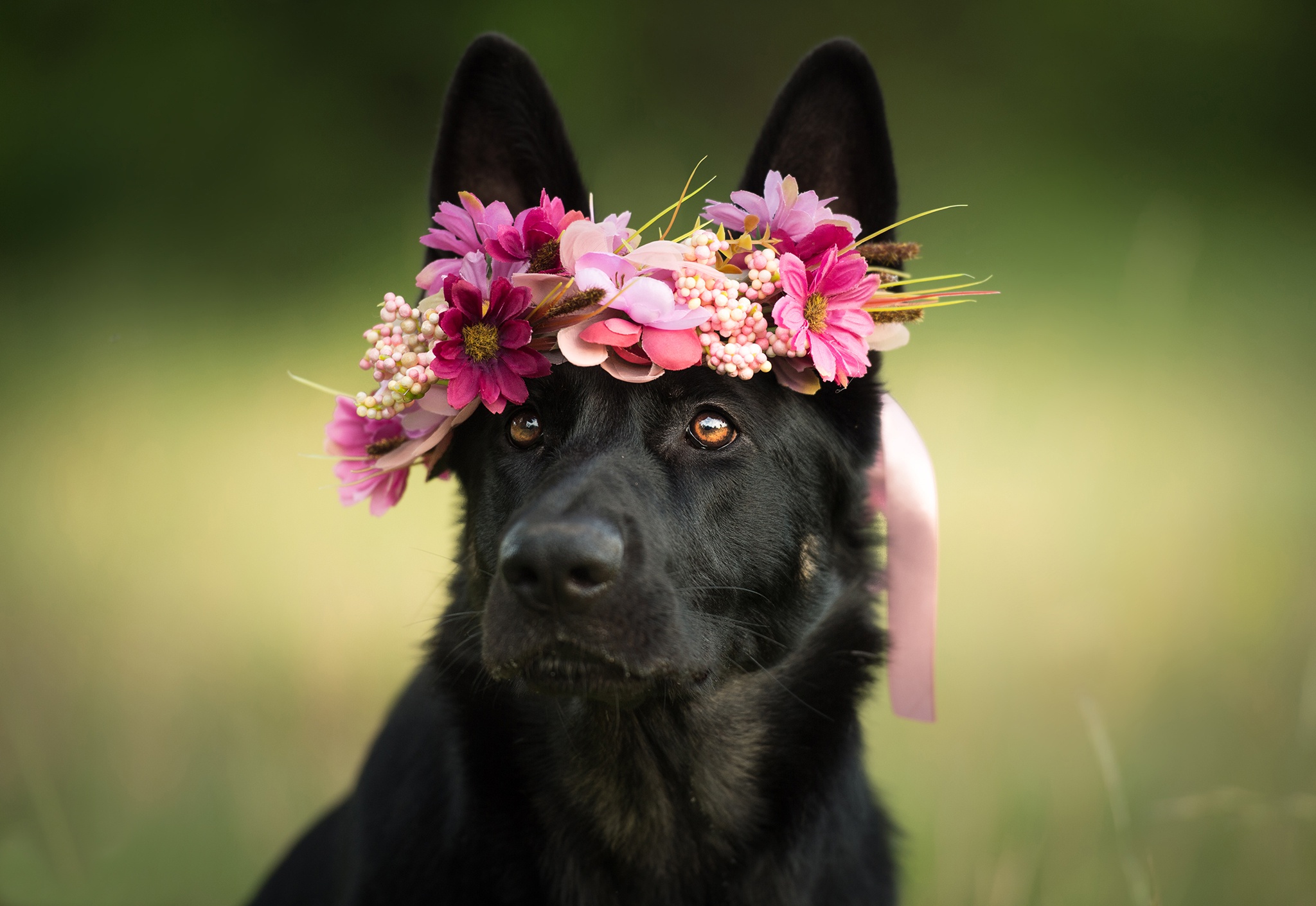 Dog Pet Wreath 2048x1411