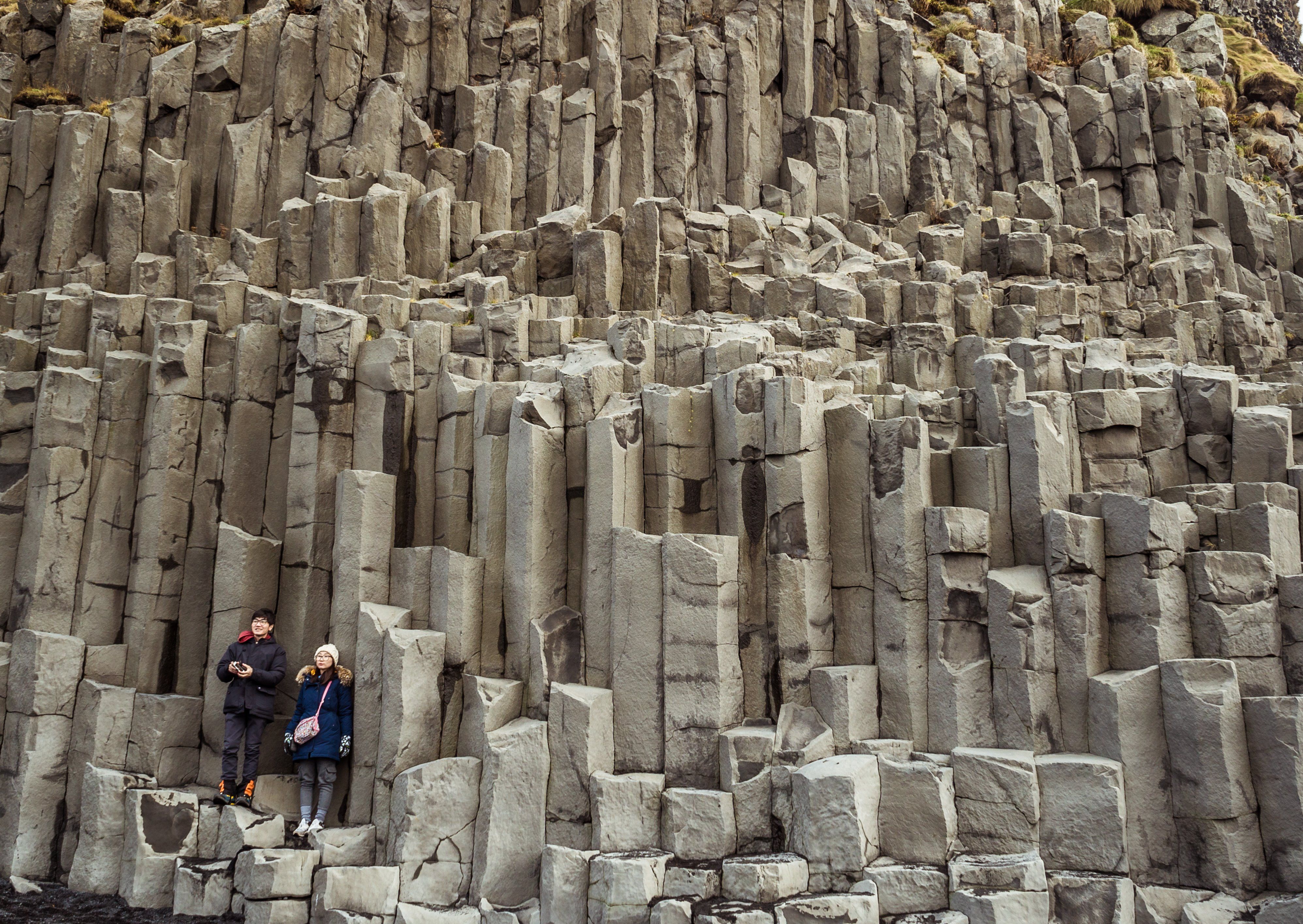 Basalt Column Nature Rock People 3991x2832