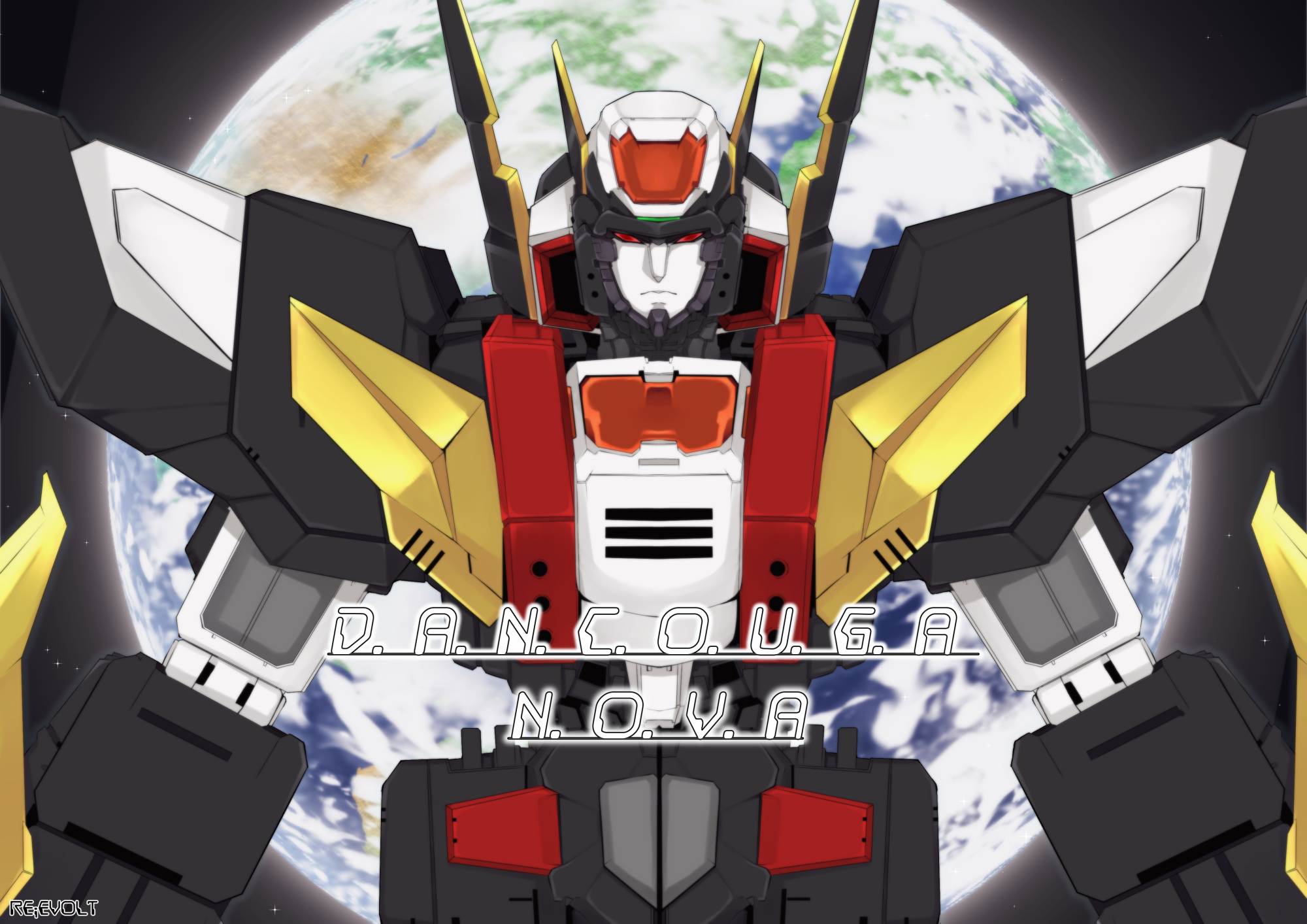 Anime Mech Super Robot Wars Dancouga Nova Super God Beast Armor Dancouga Nova Artwork Digital Art Fa 2000x1414
