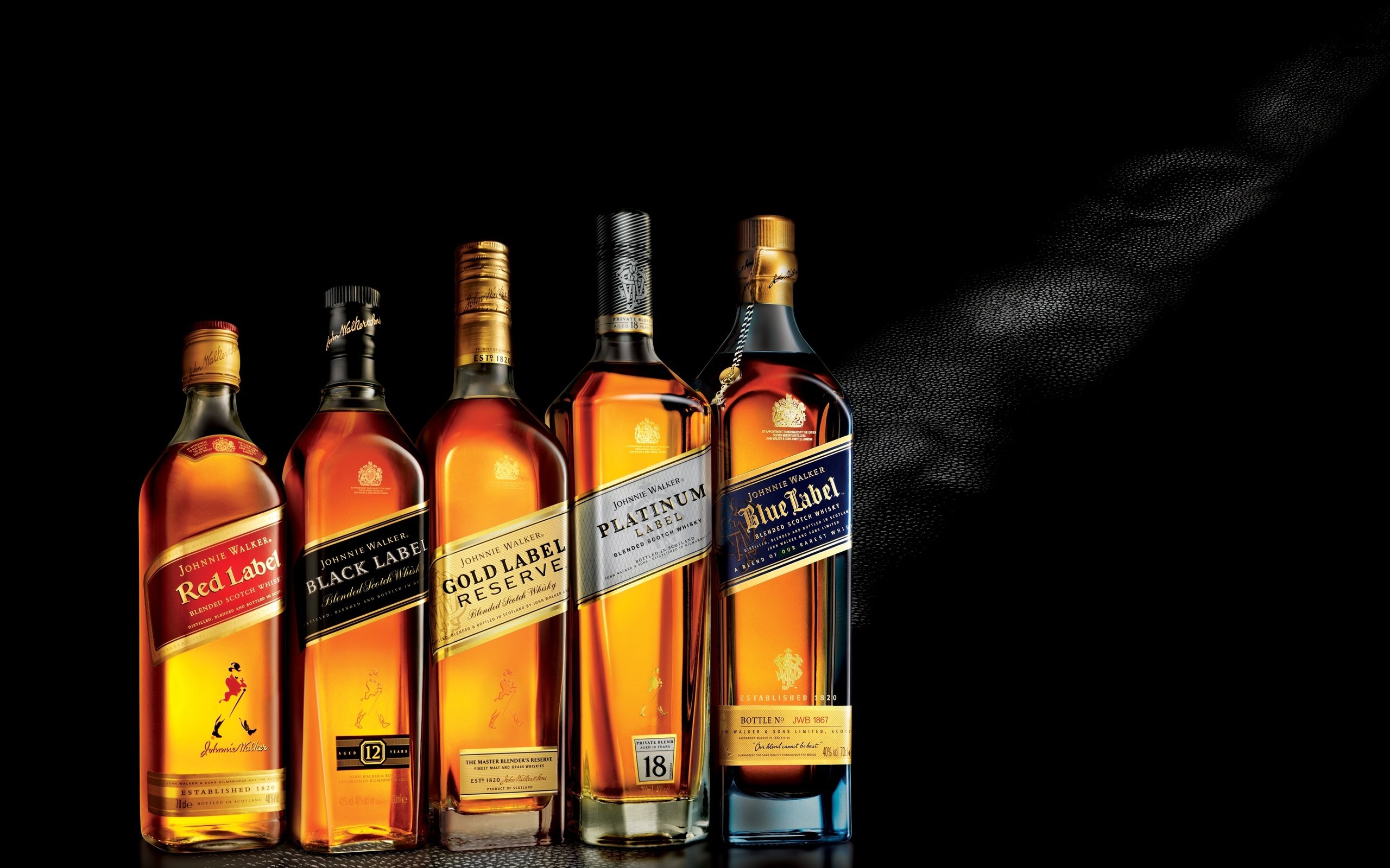 Alcohol Bottle Scotch Whisky 2560x1600