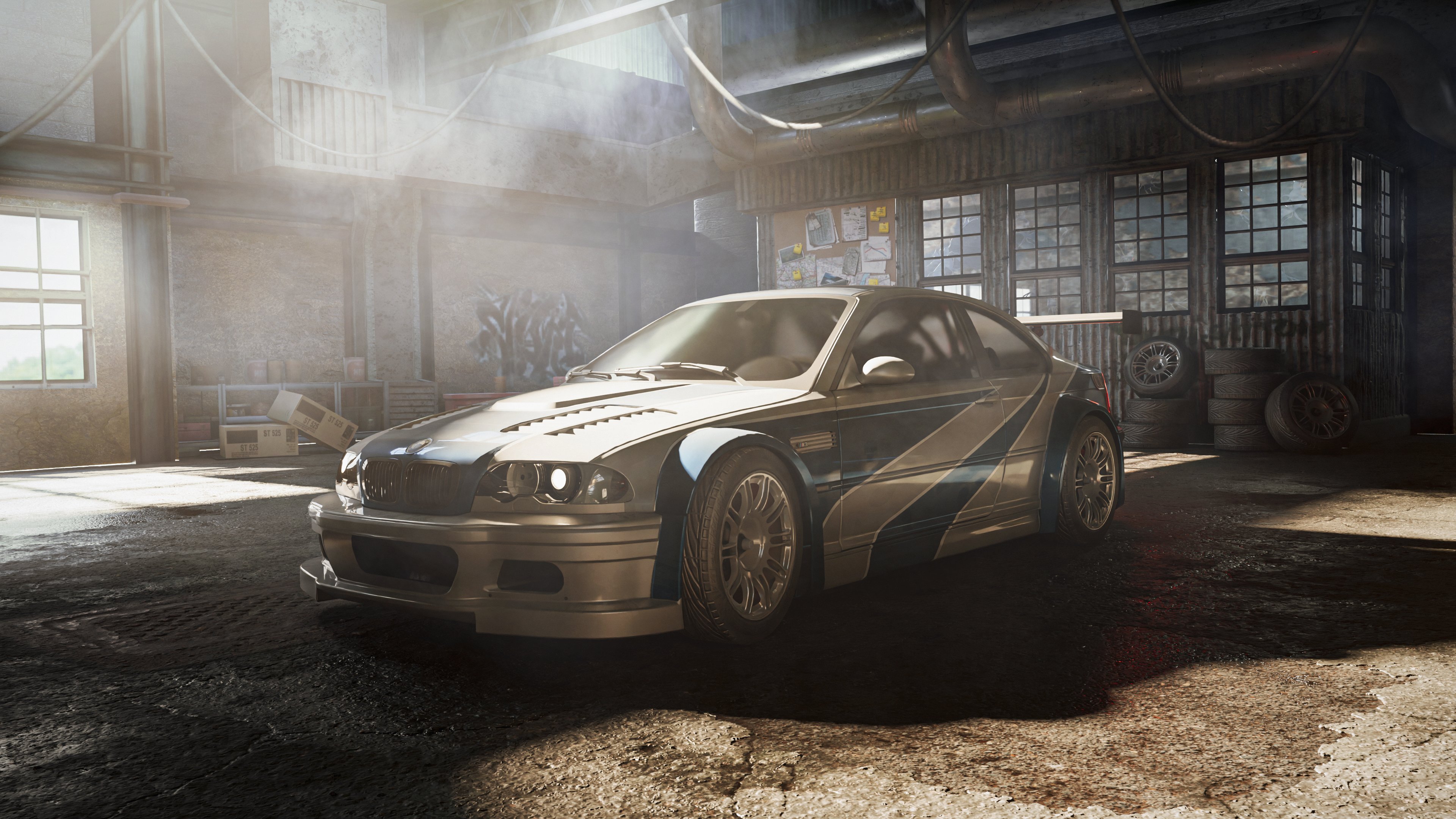Render Need For Speed Most Wanted BMW M3 GTR Video Games 3840x2160