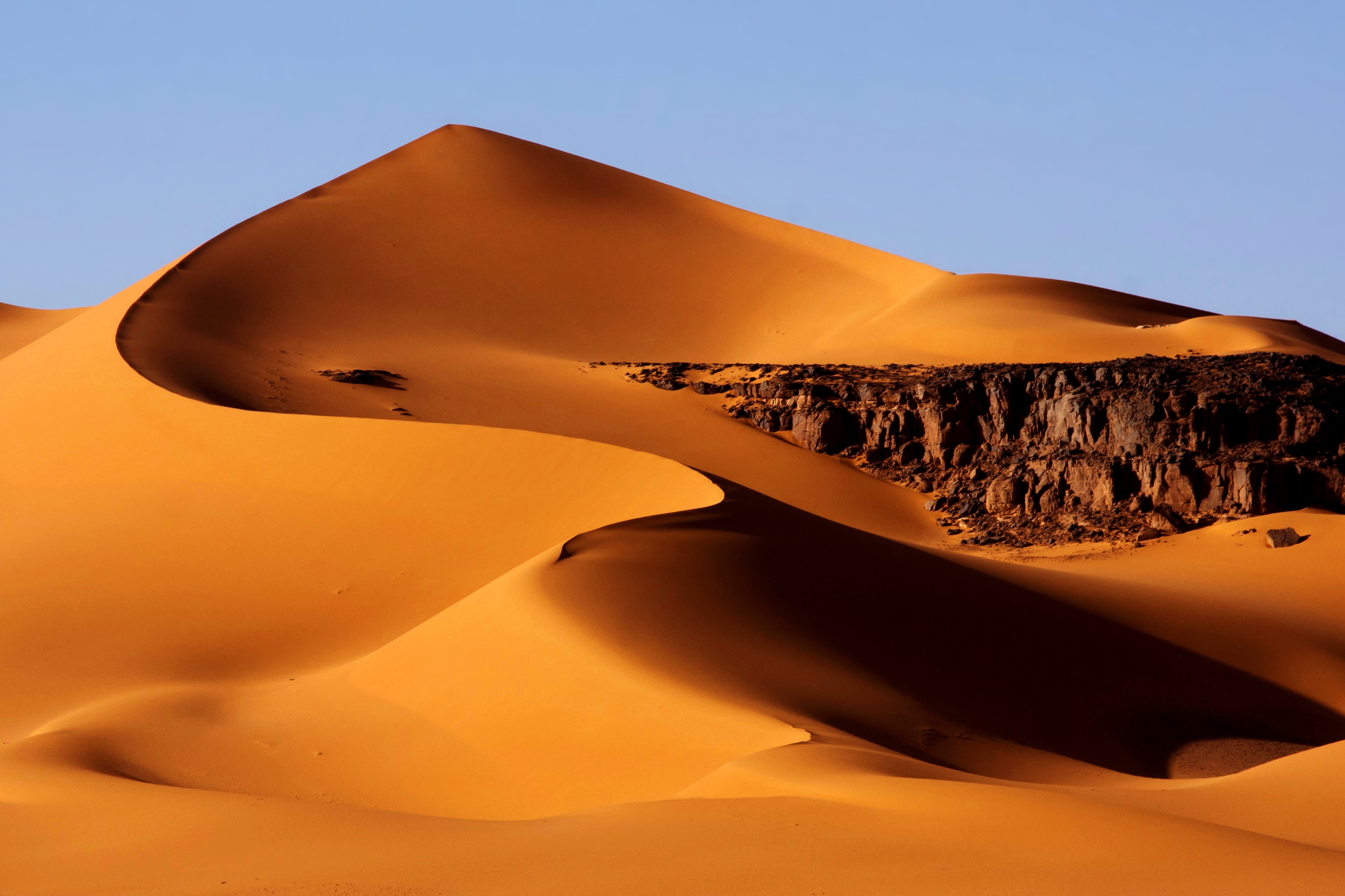 Tassili N 039 Ajjer Algeria Africa Dune Sahara Sand 3468x2312