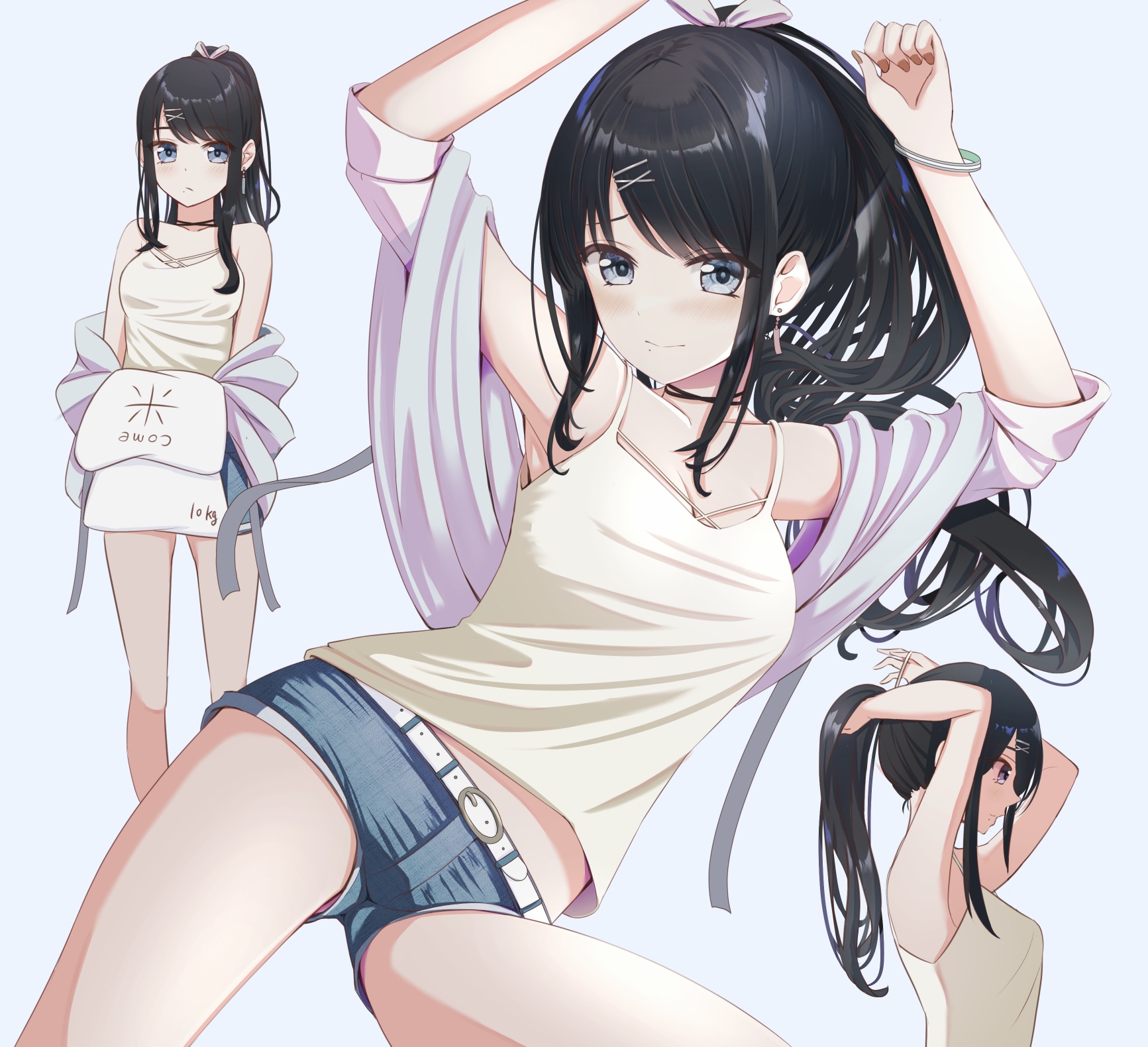 Digital Digital Art Anime Anime Girls 2D Looking At Viewer Blue Eyes Kanojo Okarishimasu Rent A Girl 1733x1580