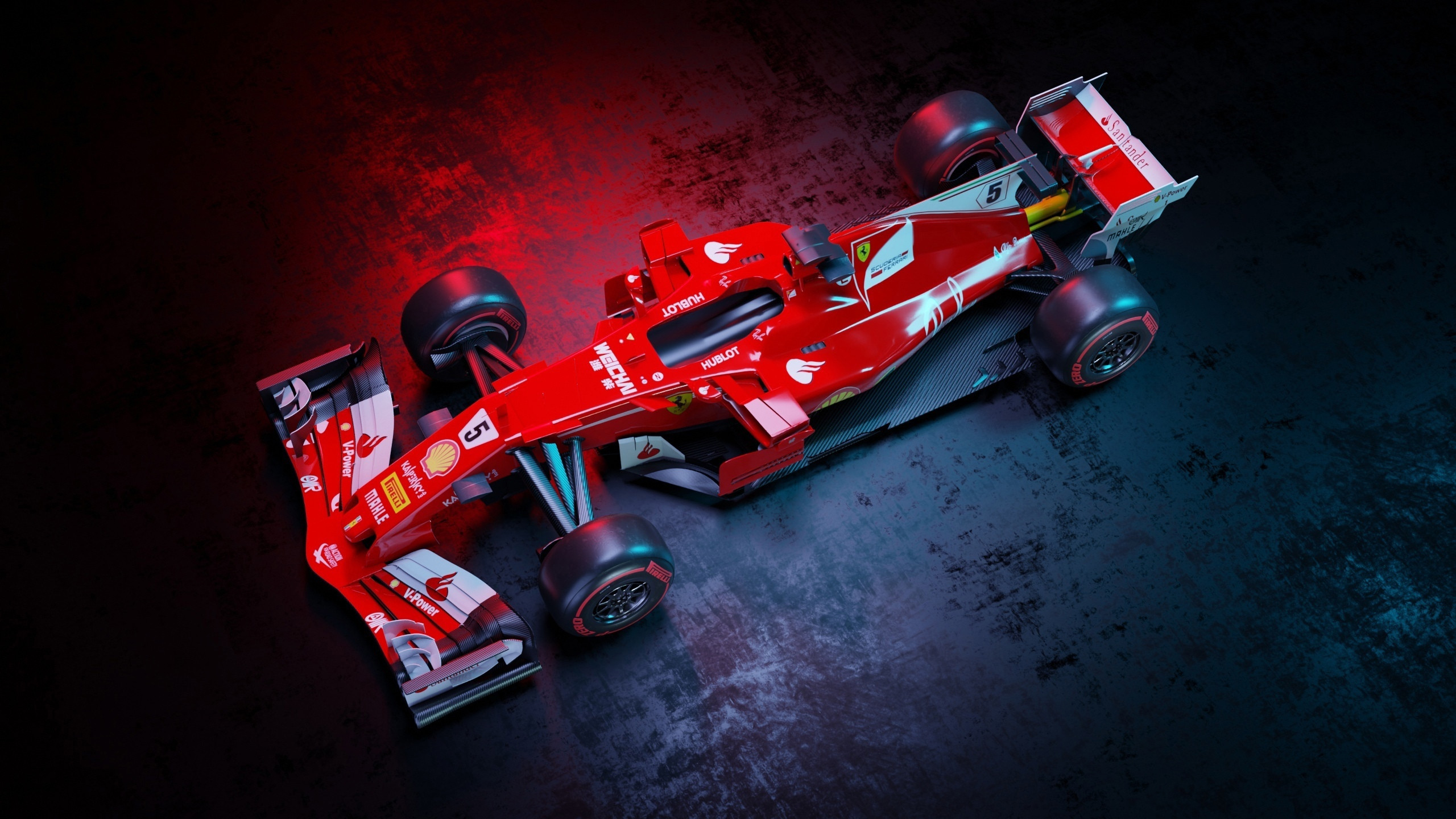 Formula 1 Red Cars CGi Racing Car Race Cars ArtStation 2560x1440