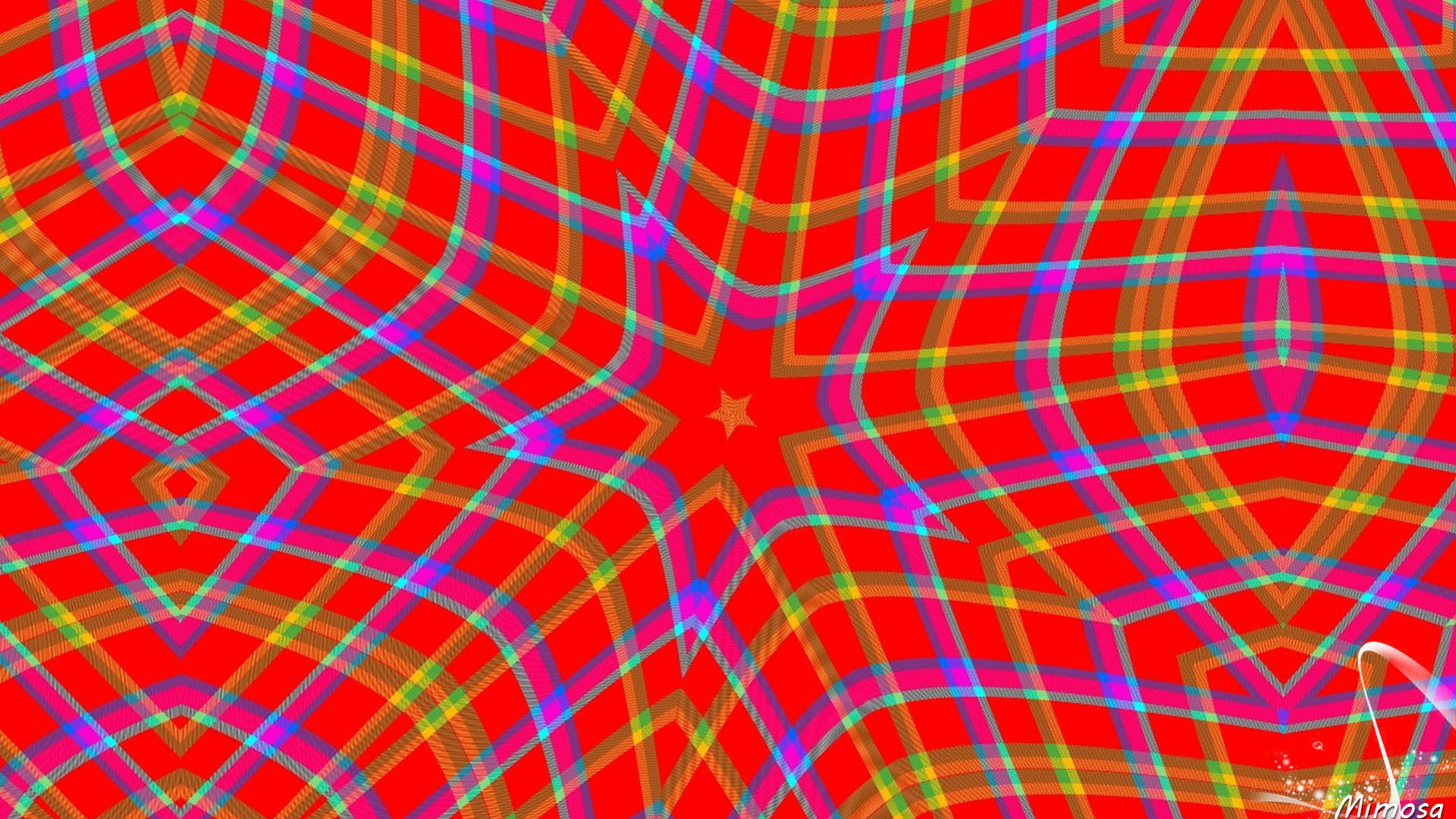 Colors Pattern Red 1920x1080