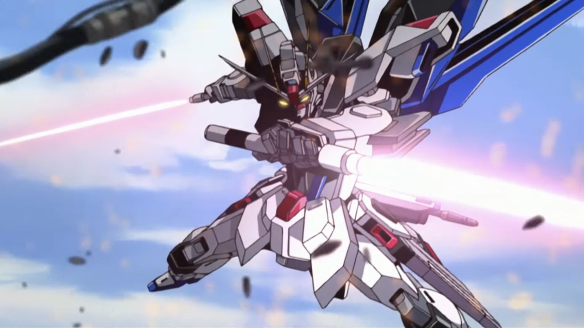 Anime Anime Screenshot Gundam Mechs Super Robot Wars Mobile Suit Gundam SEED Freedom Gundam Artwork  1920x1080