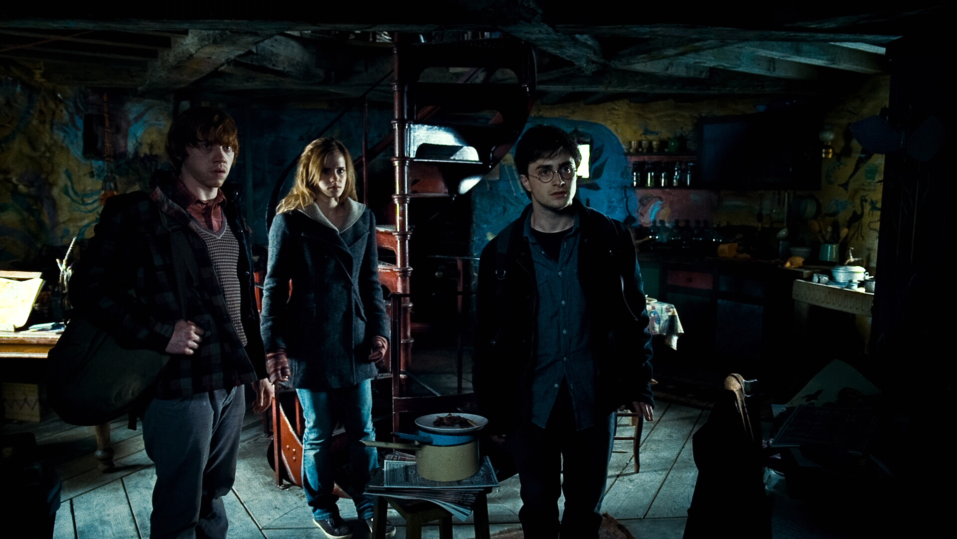 Ron Weasley Hermione Granger Harry Potter 1920x1081