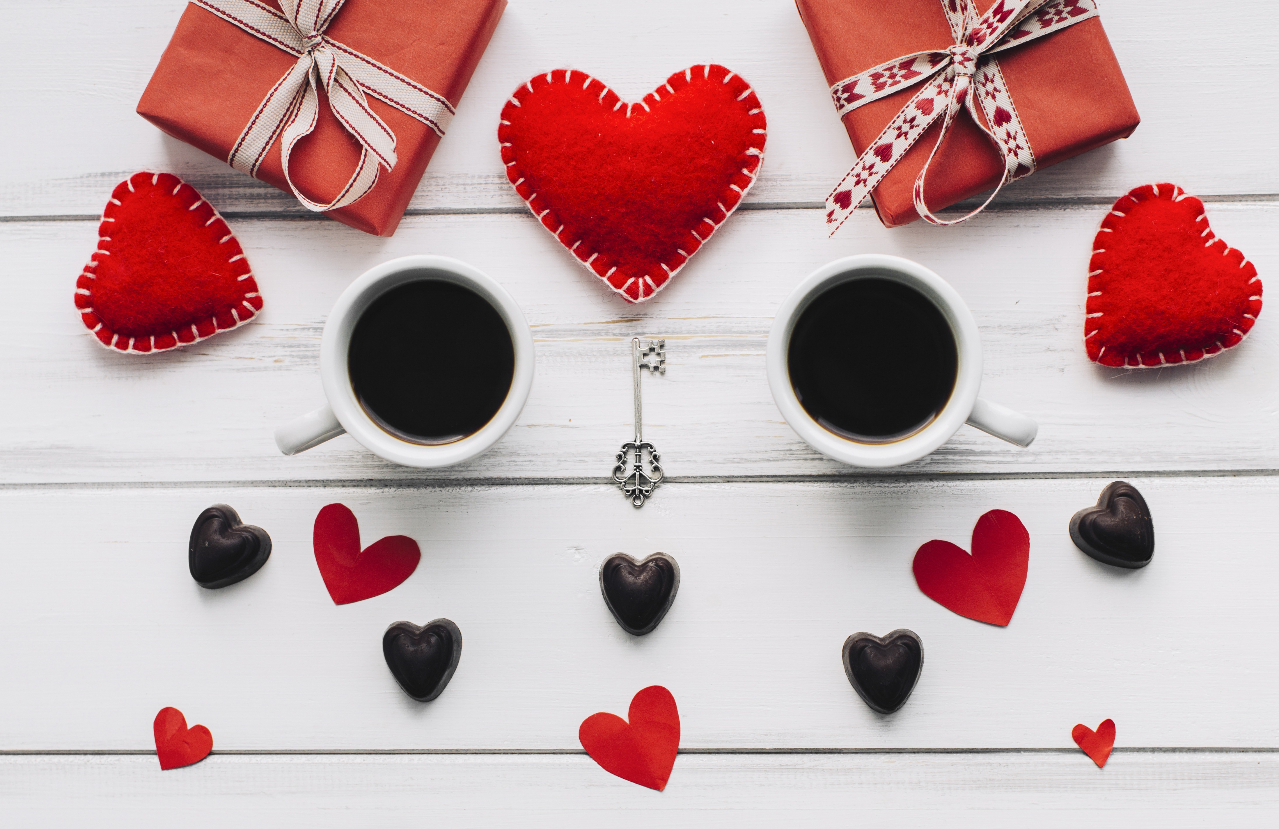 Coffee Gift Heart Love Still Life 4395x2850