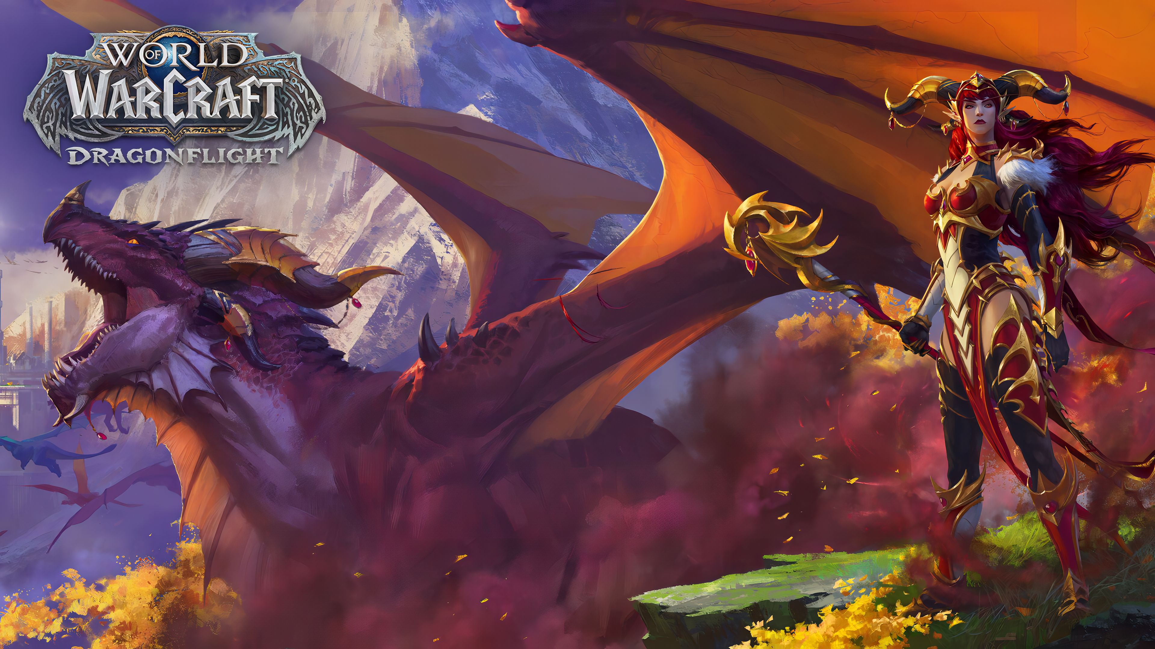 World Of Warcraft Alextraza Dragonflight Artwork Fantasy Art 3840x2160