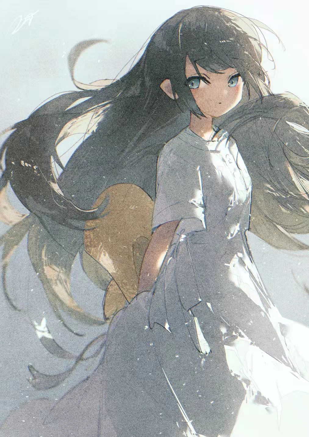 Anime Anime Girls Ancient Artwork Potg Long Hair 1013x1433
