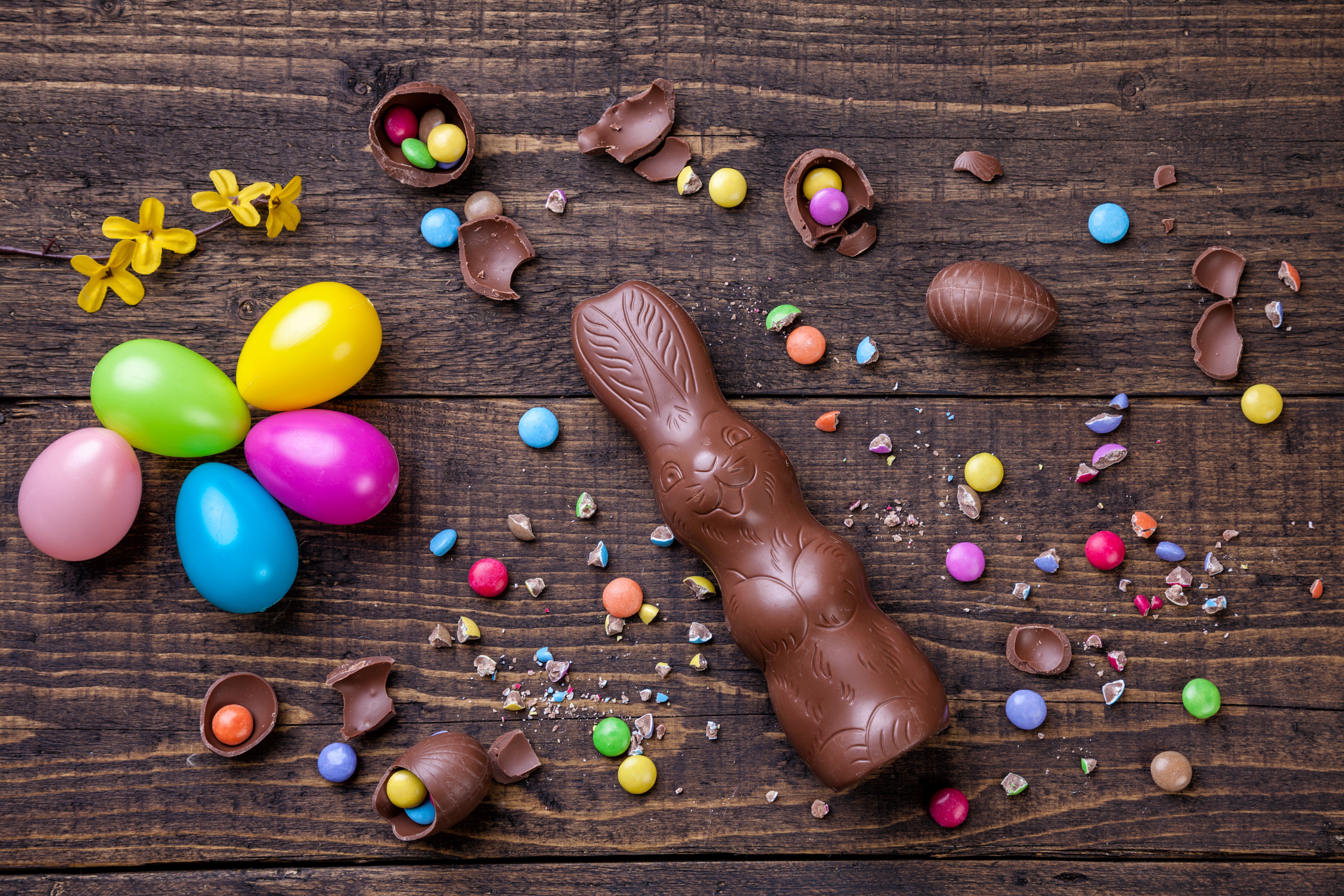 Chocolate Easter Egg Candy Still Life 5616x3744