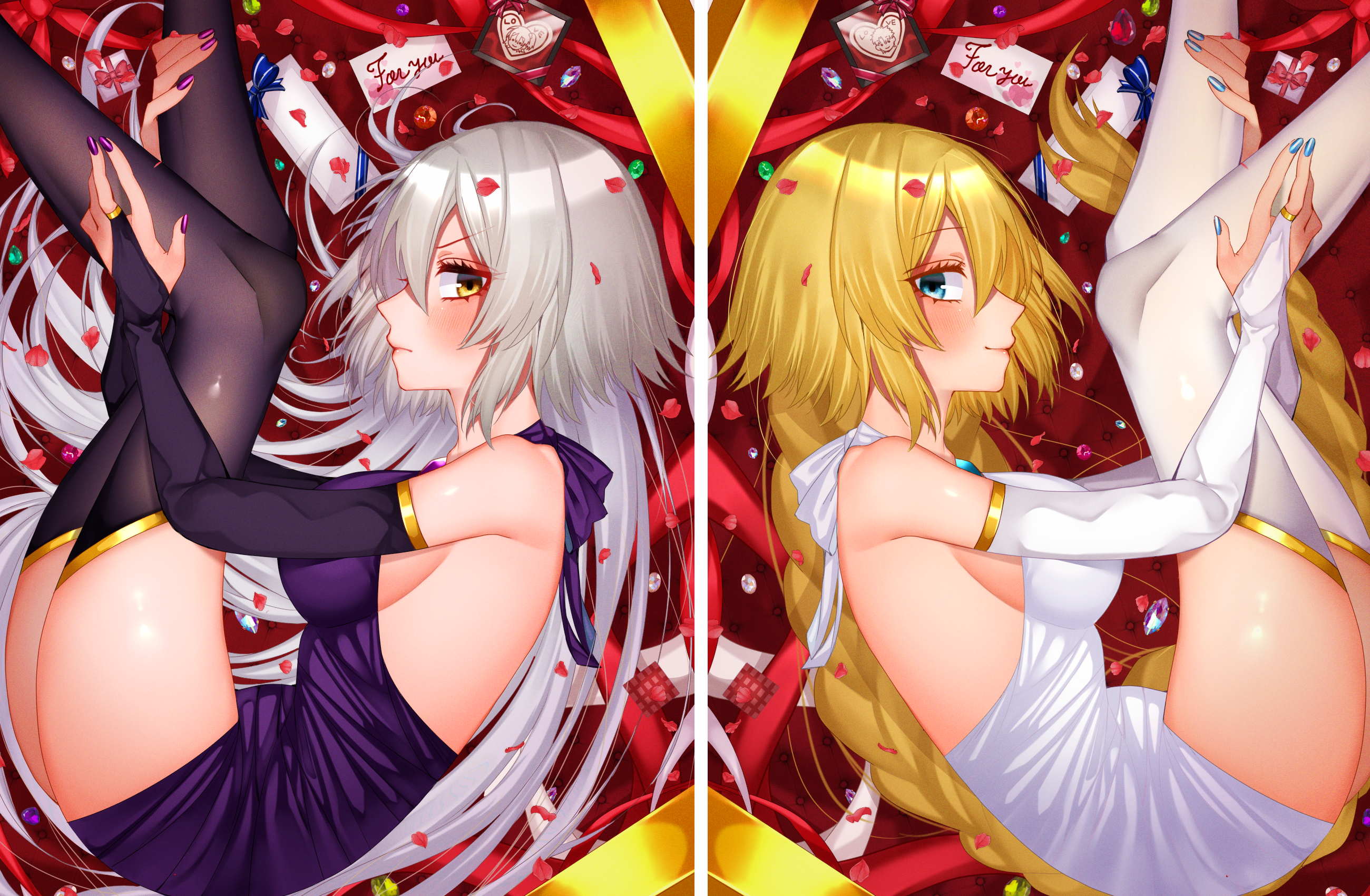Anime Anime Girls Valentines Day Fate Series Fate Apocrypha Fate Grand Order Jeanne DArc Fate Jeanne 2600x1700