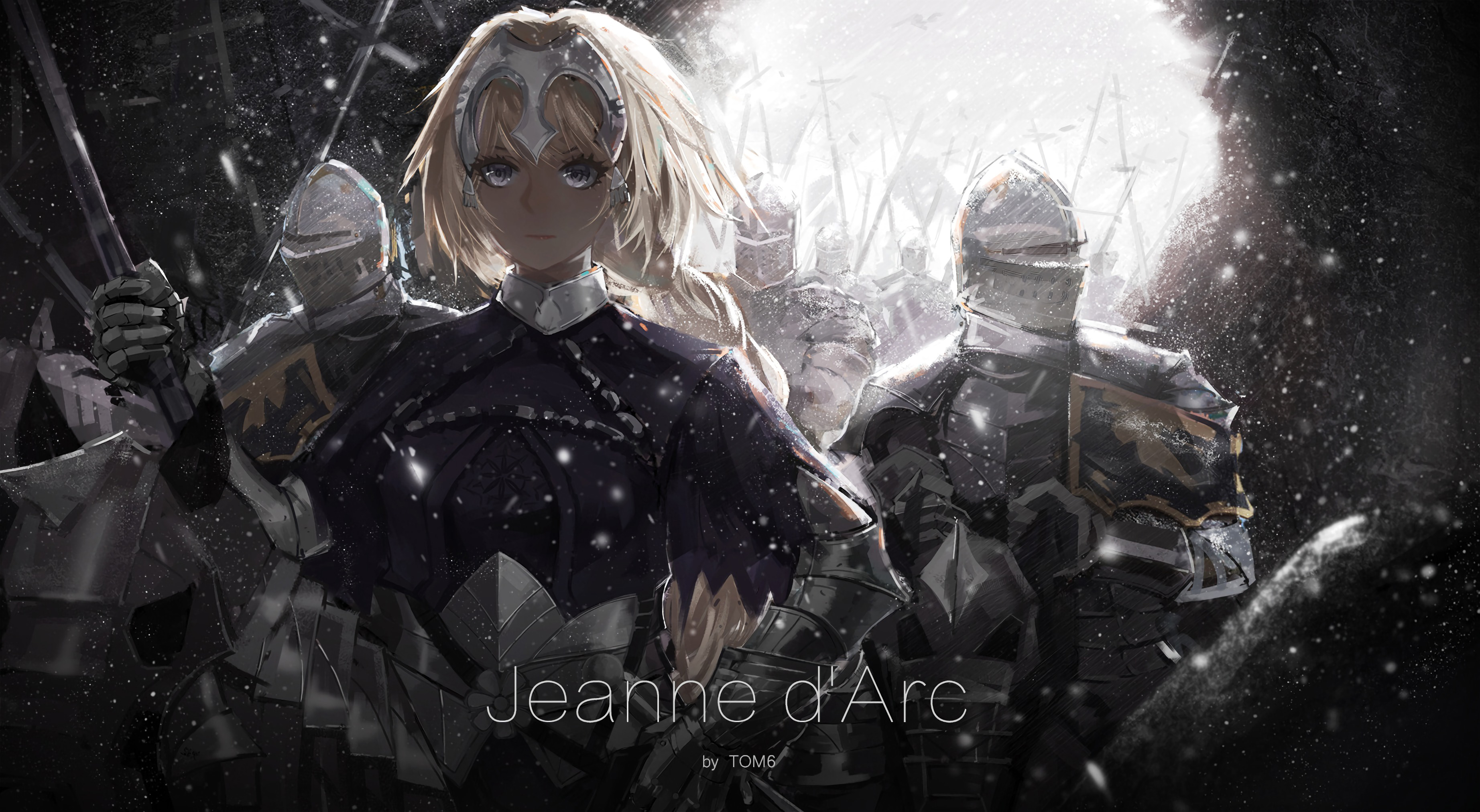 Jeanne D 039 Arc Fate Series Ruler Fate Apocrypha Armor Blonde Knight Long Hair 3688x2024
