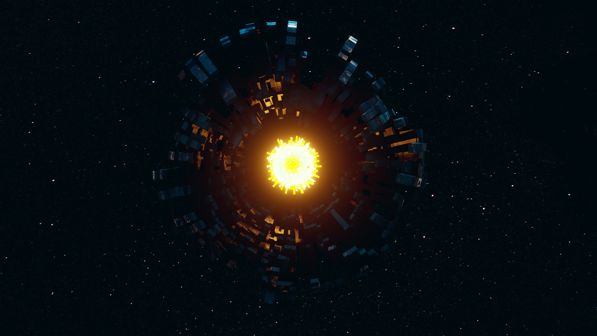 Sci Fi Dyson Sphere 1920x1080