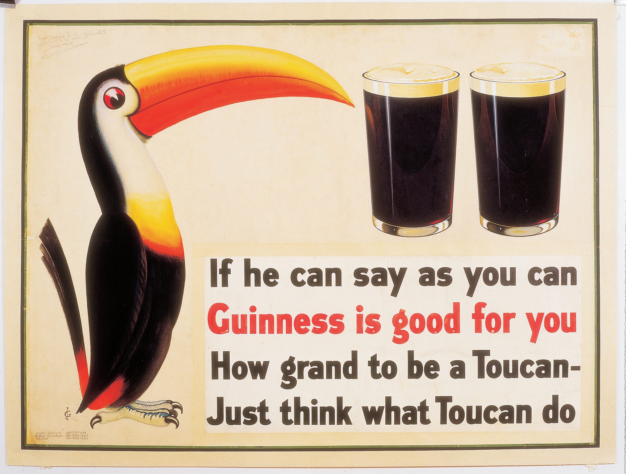 Guinness Beer Advertisements Toucans Vintage 2560x1940