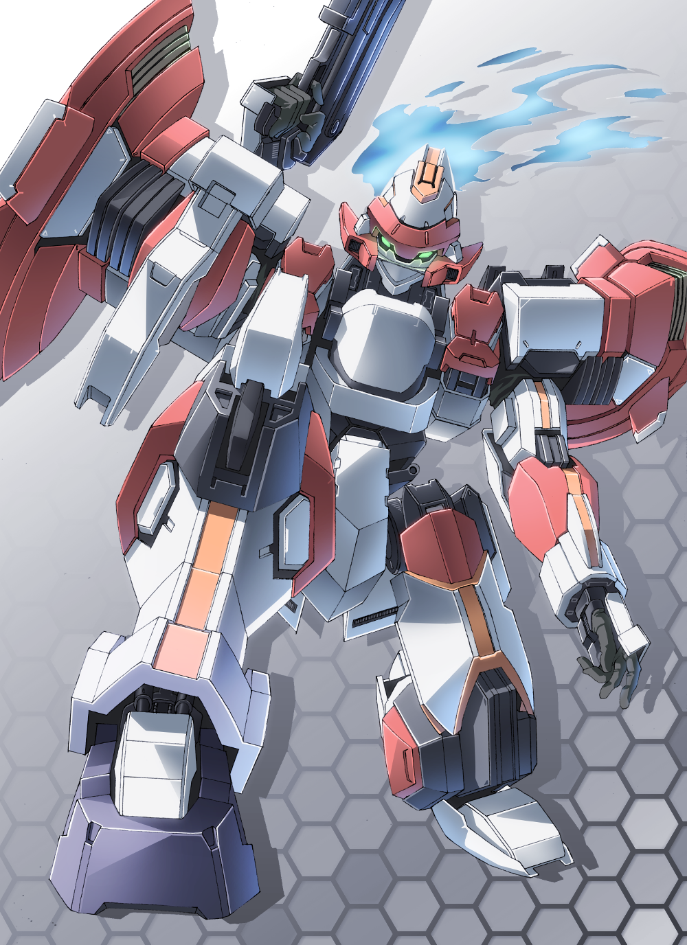 Anime Mech Super Robot Wars Full Metal Panic ARX 8 Laevatein Artwork Digital Art Fan Art 1000x1376