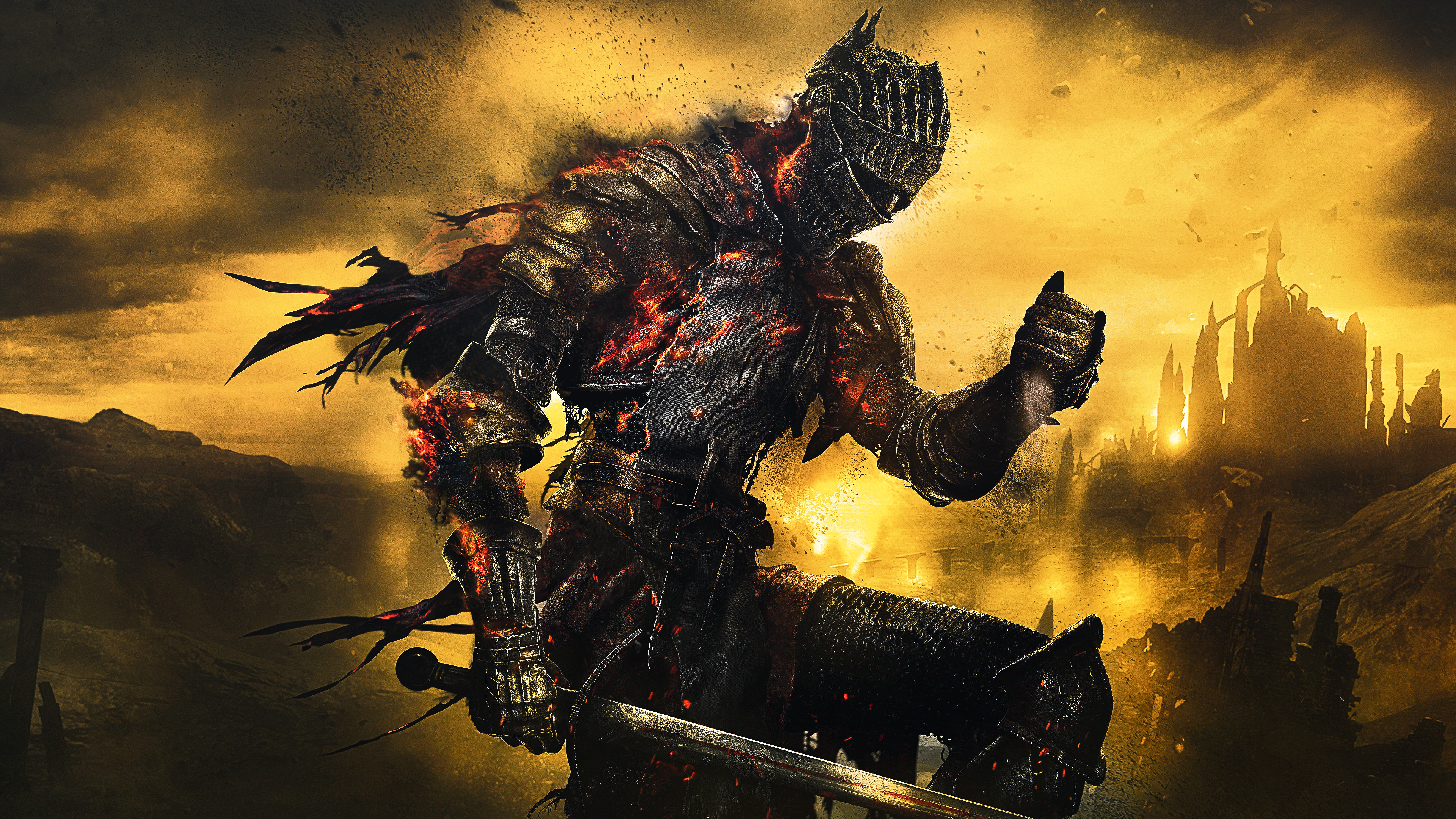 Dark Souls Iii 4K Dark Souls 3 Dark Souls Soul Of Cinder From Software 3840x2160