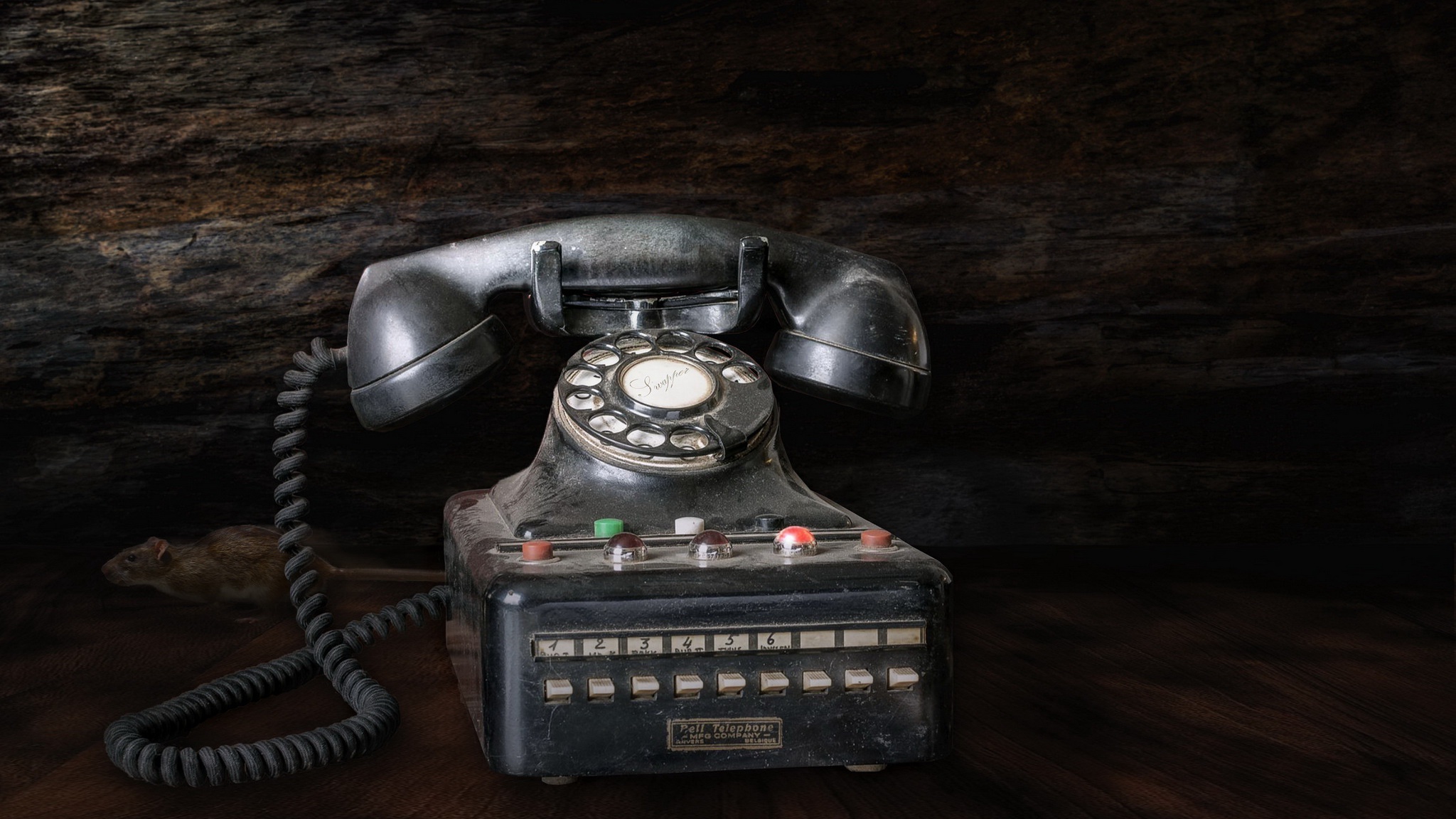 Old Vintage Technology Telephone Dust 2048x1152