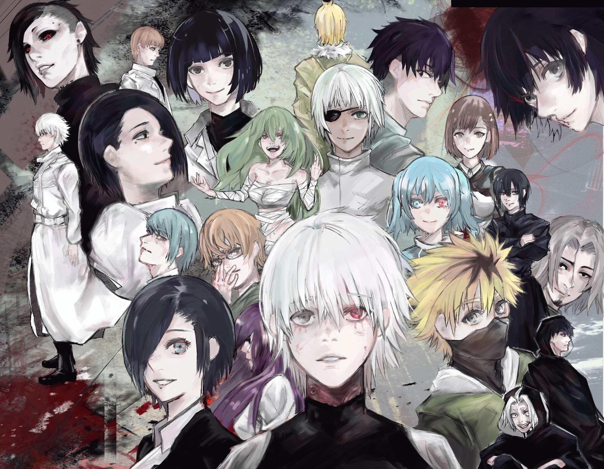 Anime Tokyo Ghoul Re 2048x1592